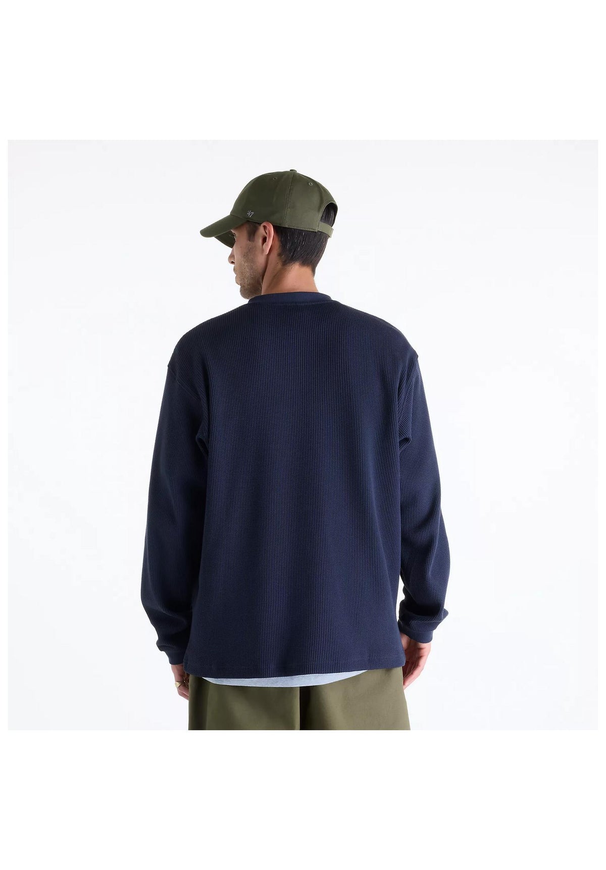 New Balance Numeric Waffle Knit Longsleeve night – Back view