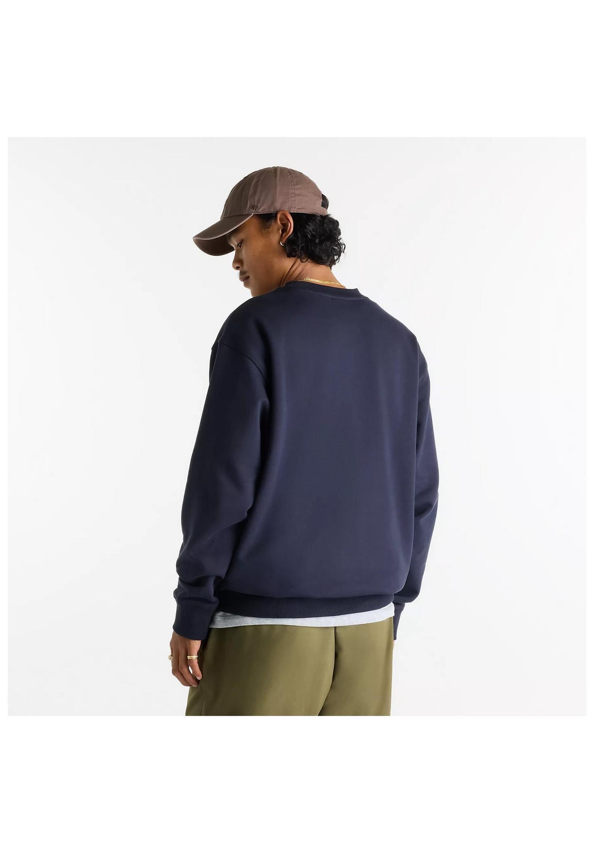 New Balance Numeric French Terry Small Logo Felpa night – Vista posteriore