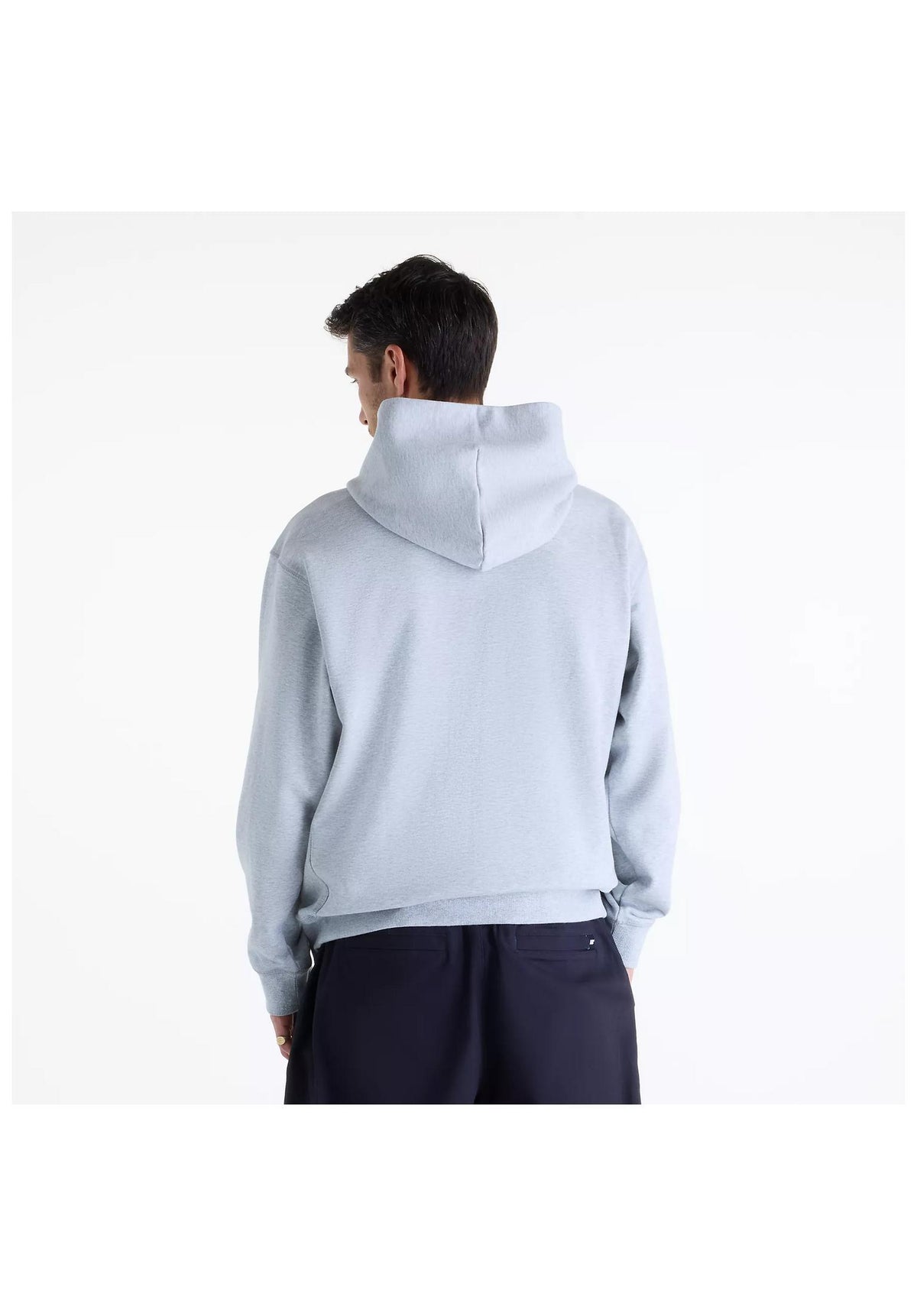 New Balance Numeric French Terry Small Logo Hoodie athleticgrey – Set bagfra
