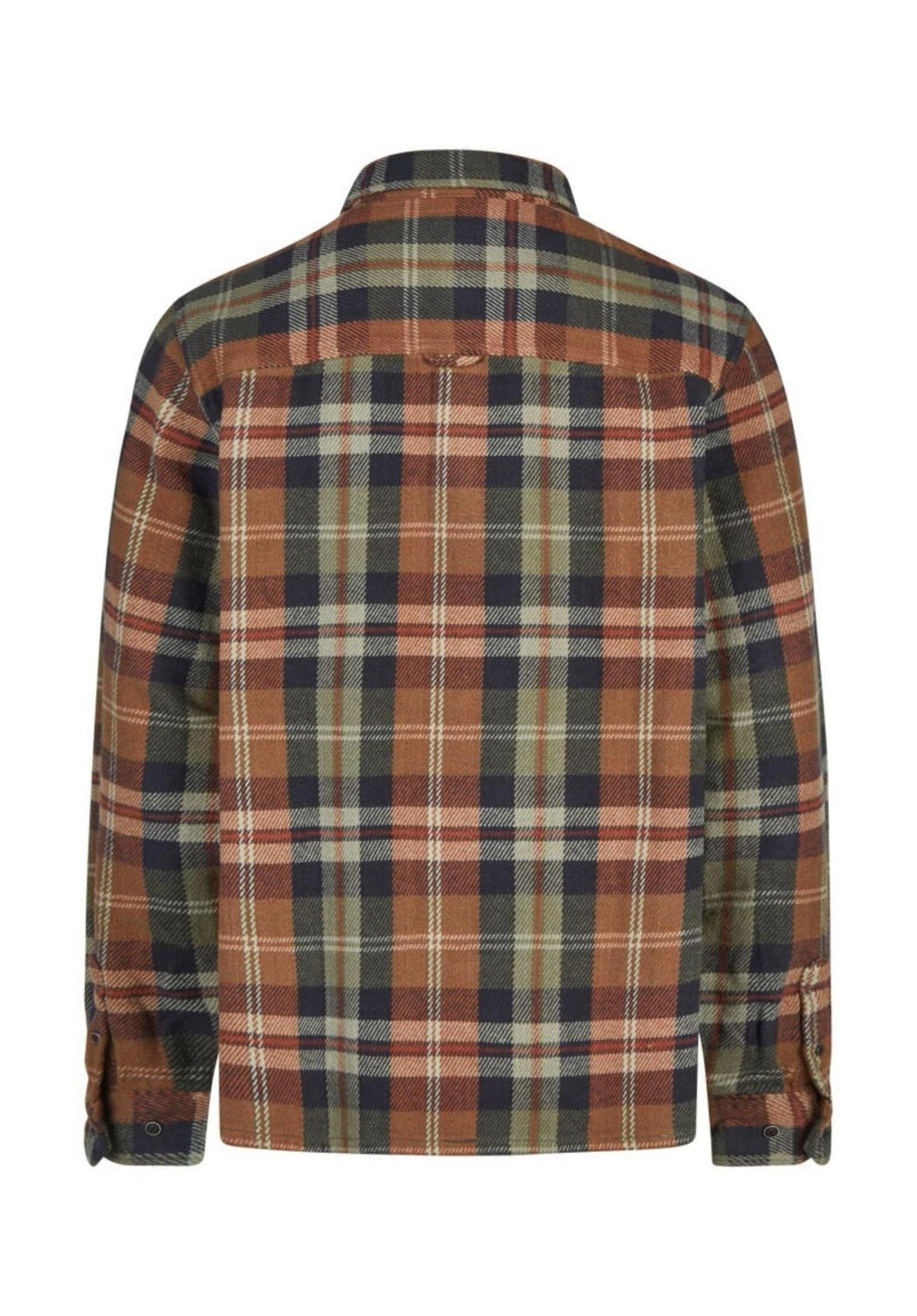 iriedaily Chillax Lumber Camisa olive – Vista trasera