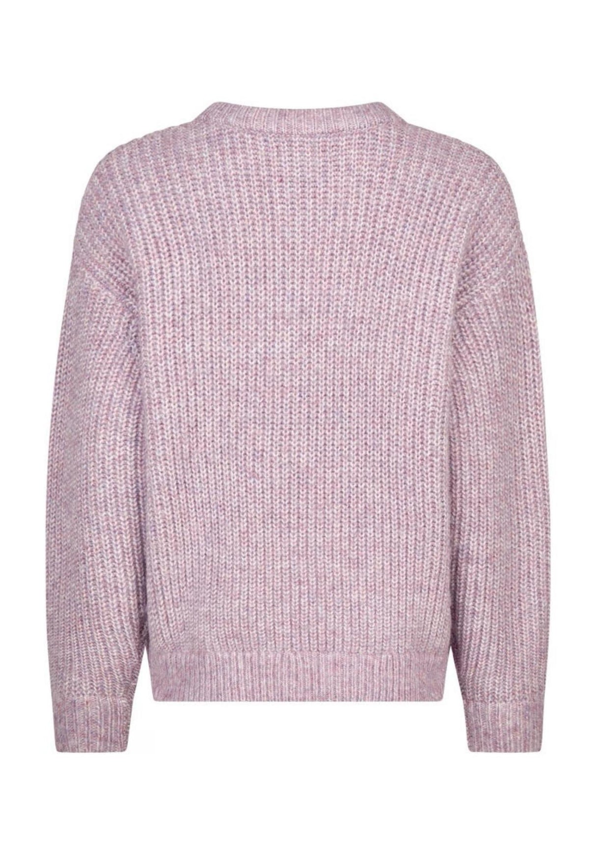 iriedaily Hairiette Knit Pull lilamelange – Vue de dos