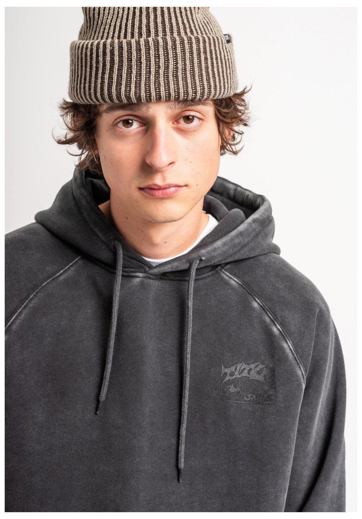 TITUS Heritage Clean Hoodie-sweater blackfaded – Detailweergave 2