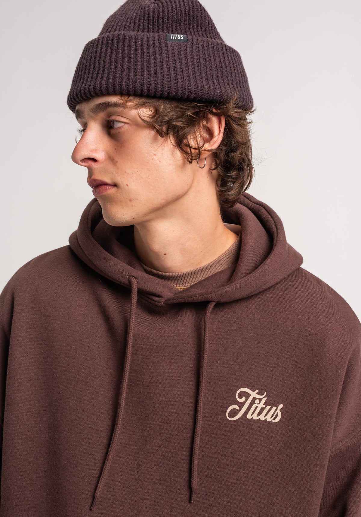 TITUS Nika Sudadera darkbrown – Vista de detalle 2