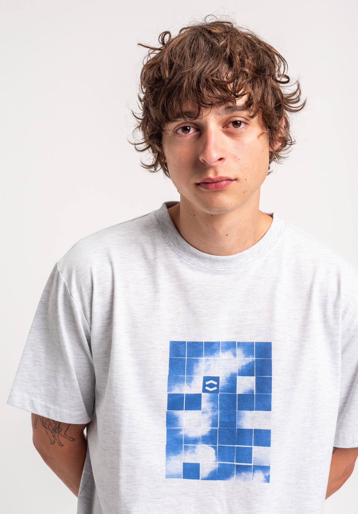 TITUS Orin Camiseta lightheathergrey – Vista trasera