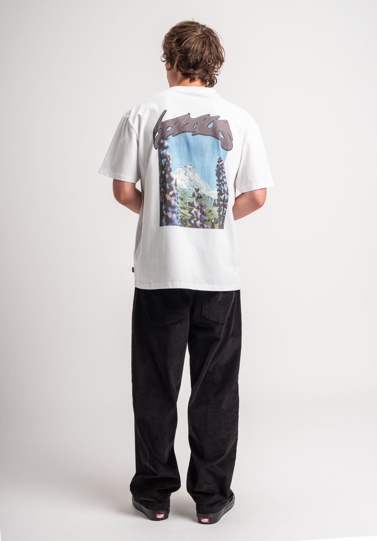 TITUS Yven T-shirt white – Bovenaanzicht