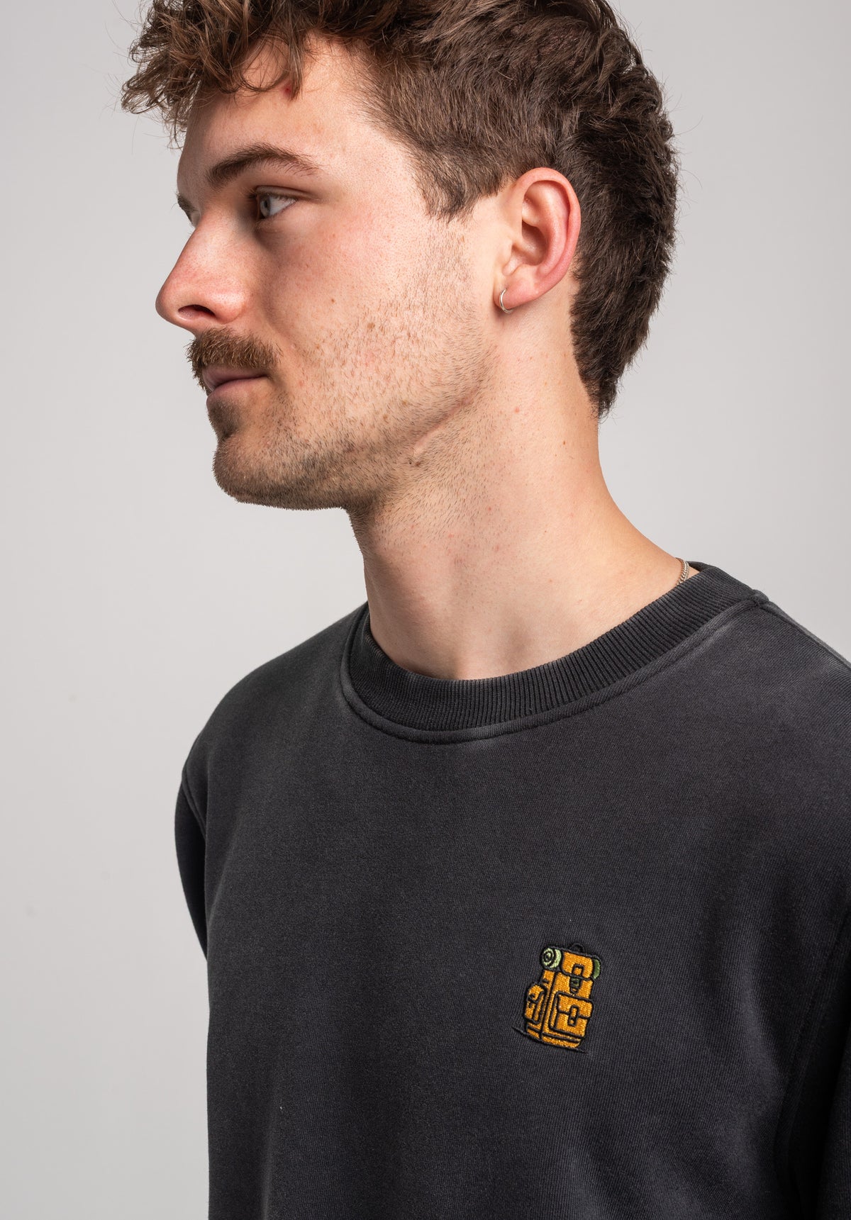 Rules Hiking Pack Sweatshirt blackfaded – Detail view 1