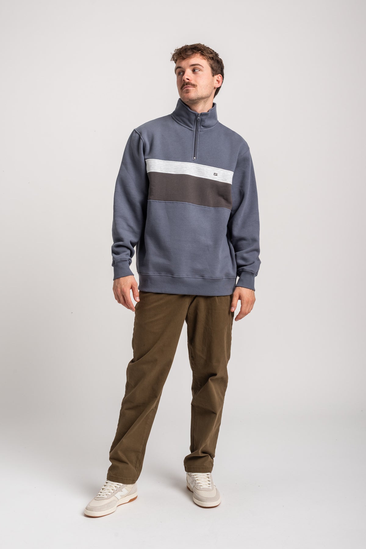 Rules Noen Sweatshirt fogblue-grey – Achteraanzicht