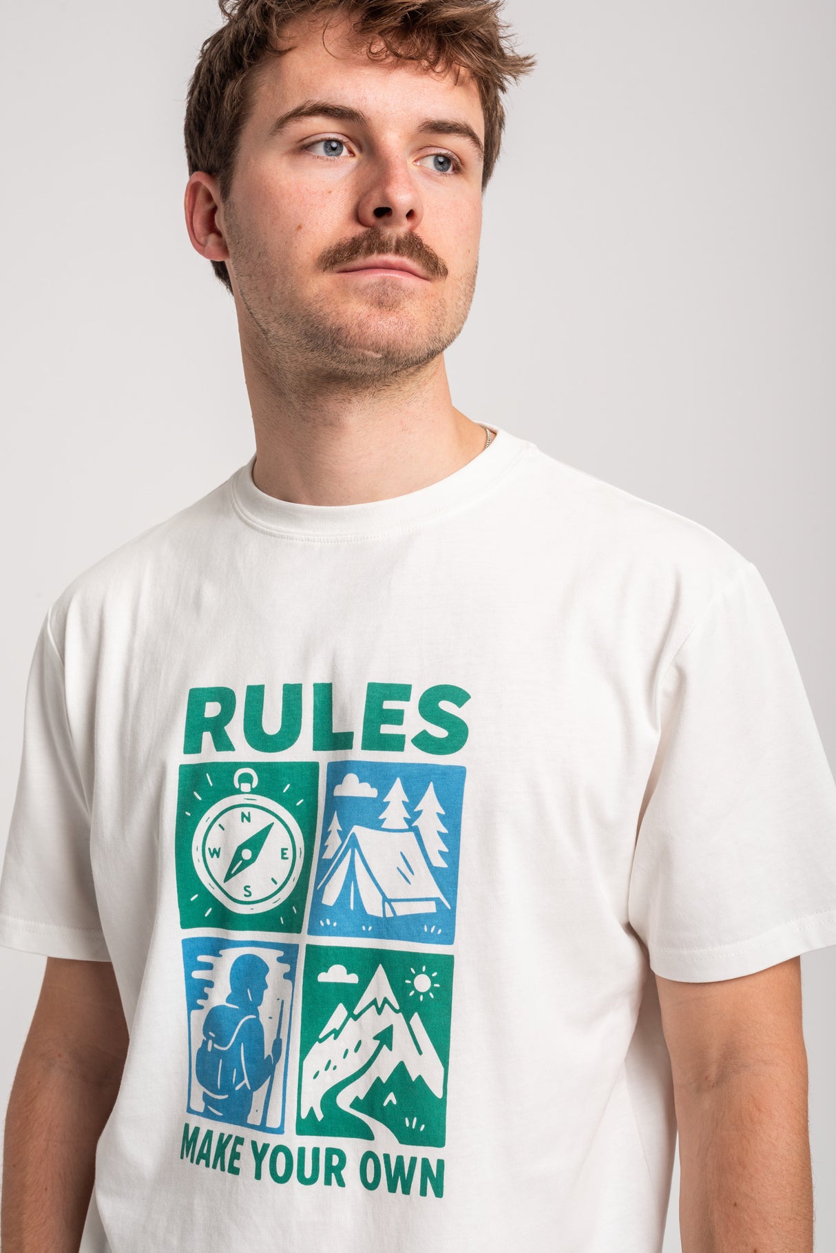 Rules Kael T-Shirt offwhite – Detail view 1