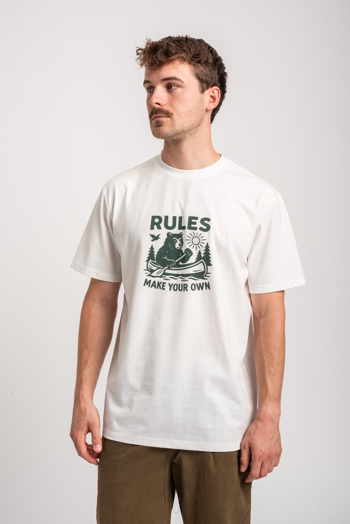Rules Float Mode T-shirt fogbluemottled – Detailweergave 2