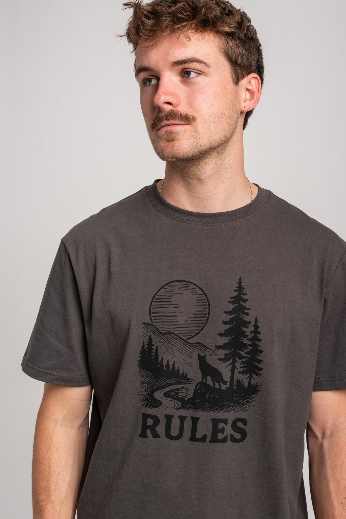 Rules Jonel Camiseta leadgrey – Vista trasera