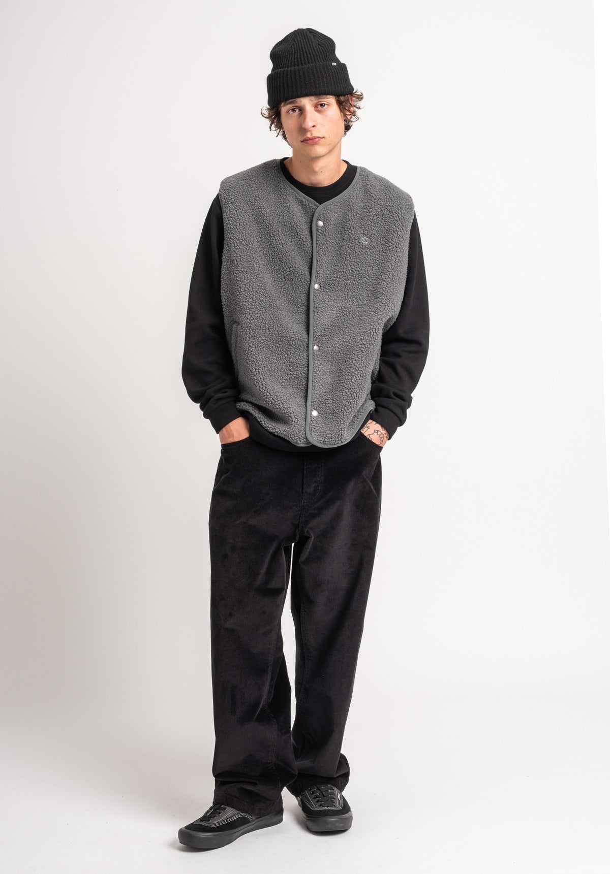 TITUS Asja Gilet greyblue – Vue de détail 2