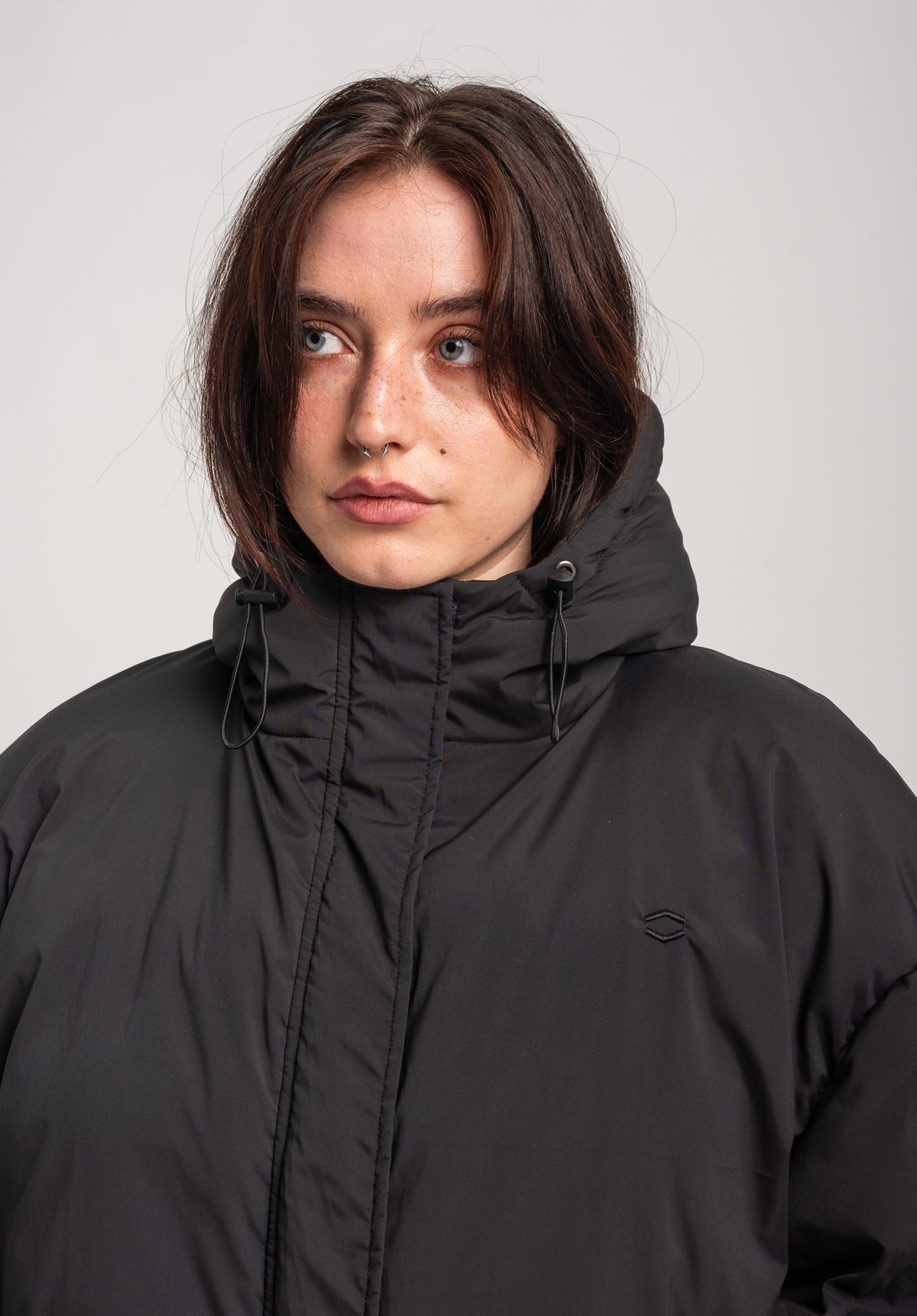 TITUS Arwene Winterjakke black – Set oppefra