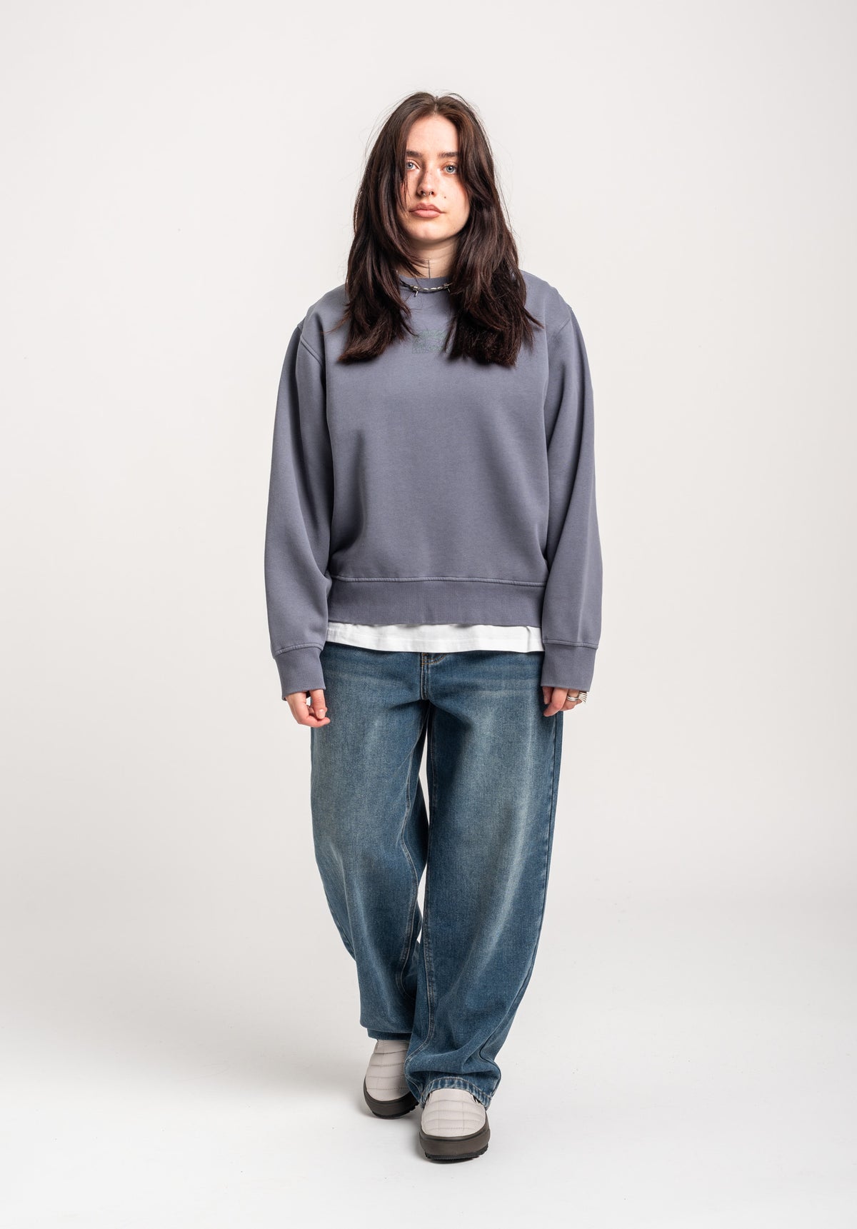 TITUS W Heritage Clean Sweatshirt greybluefaded – Detail view 2