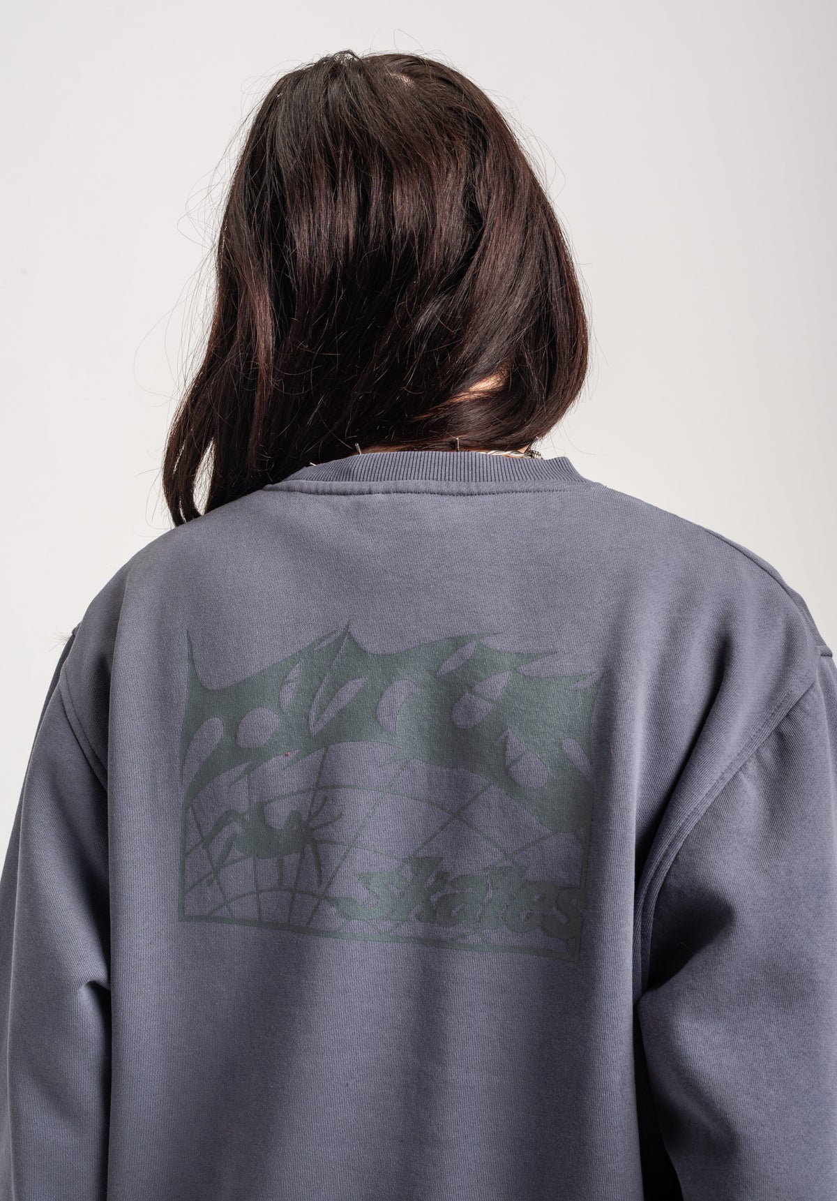 TITUS W Heritage Clean Sweatshirt greybluefaded – Side view