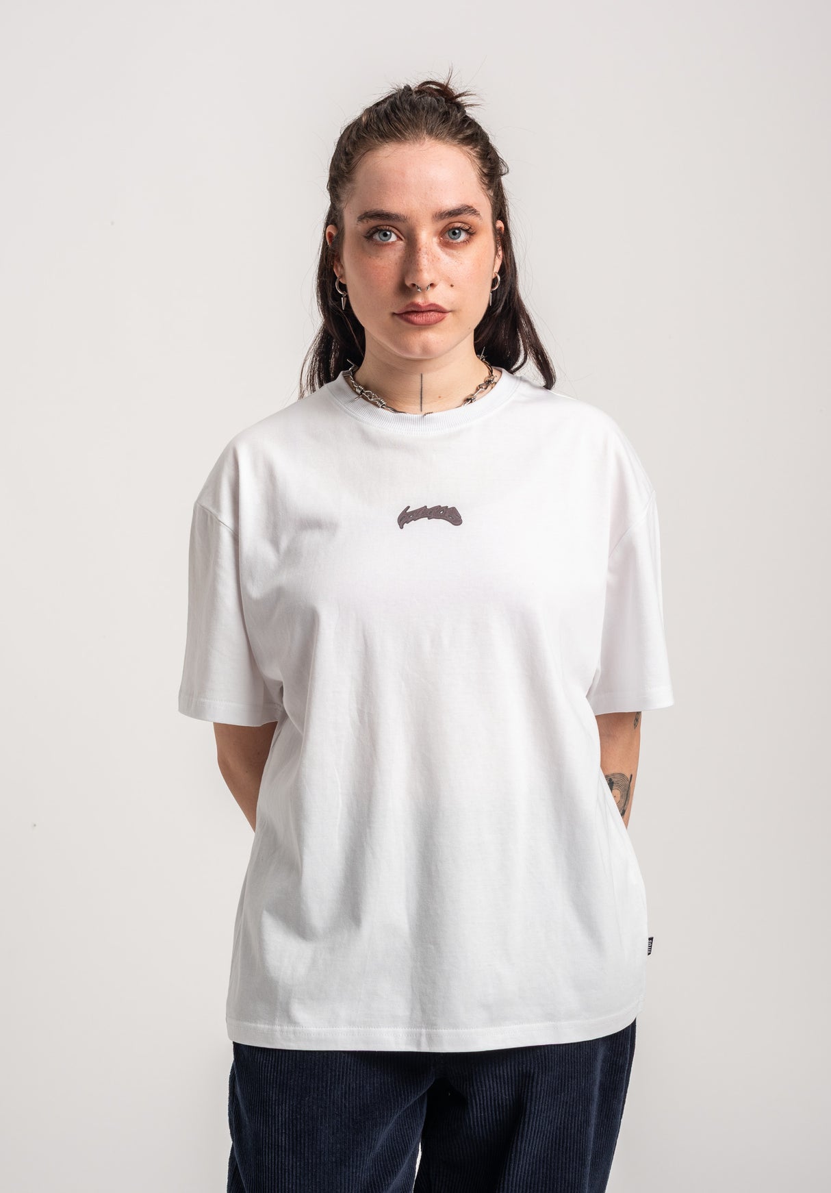 TITUS W Yven T-Shirt white – Back view