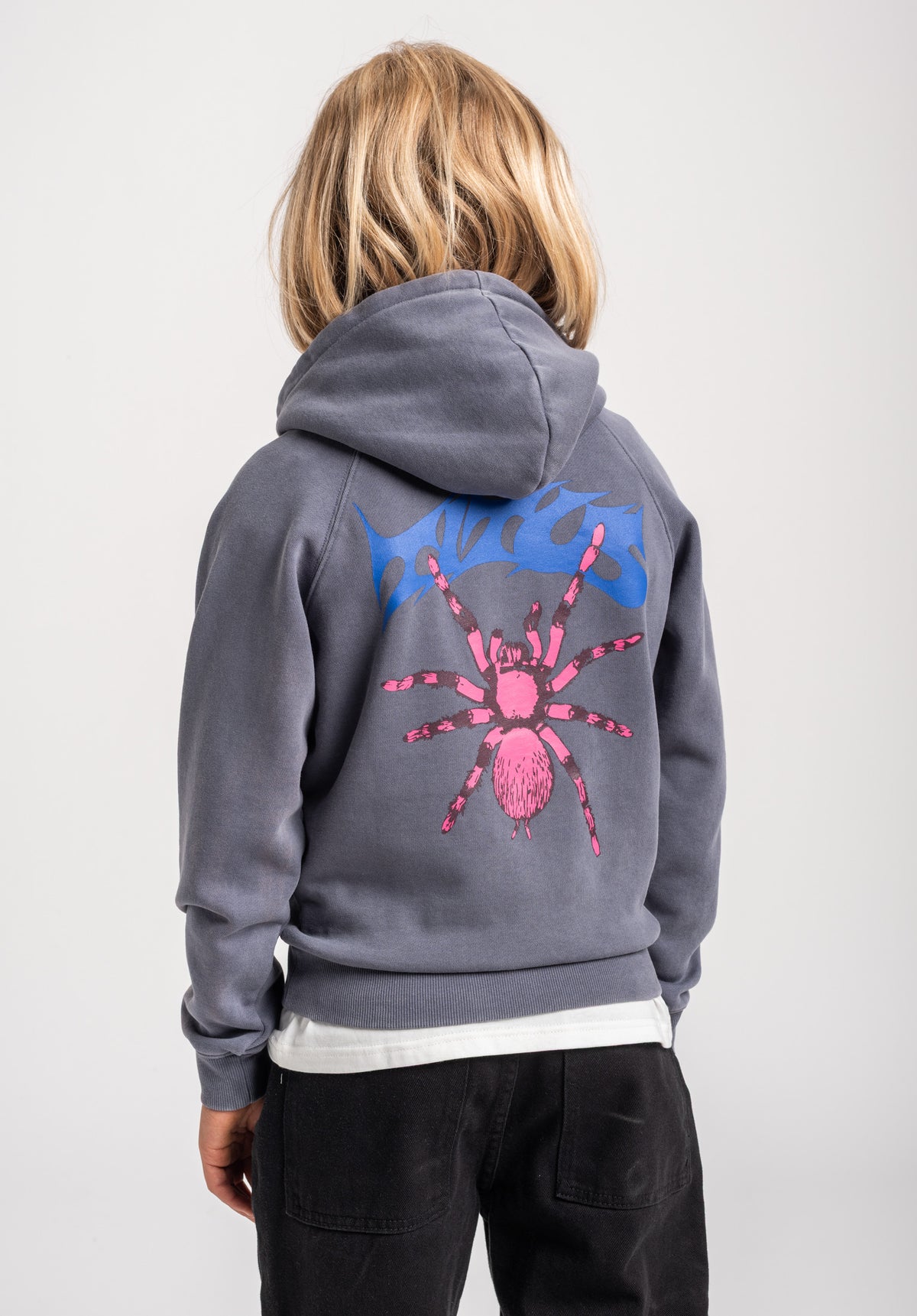 TITUS Zoya Kids Sweat à capuche greybluefaded – Vue de dos