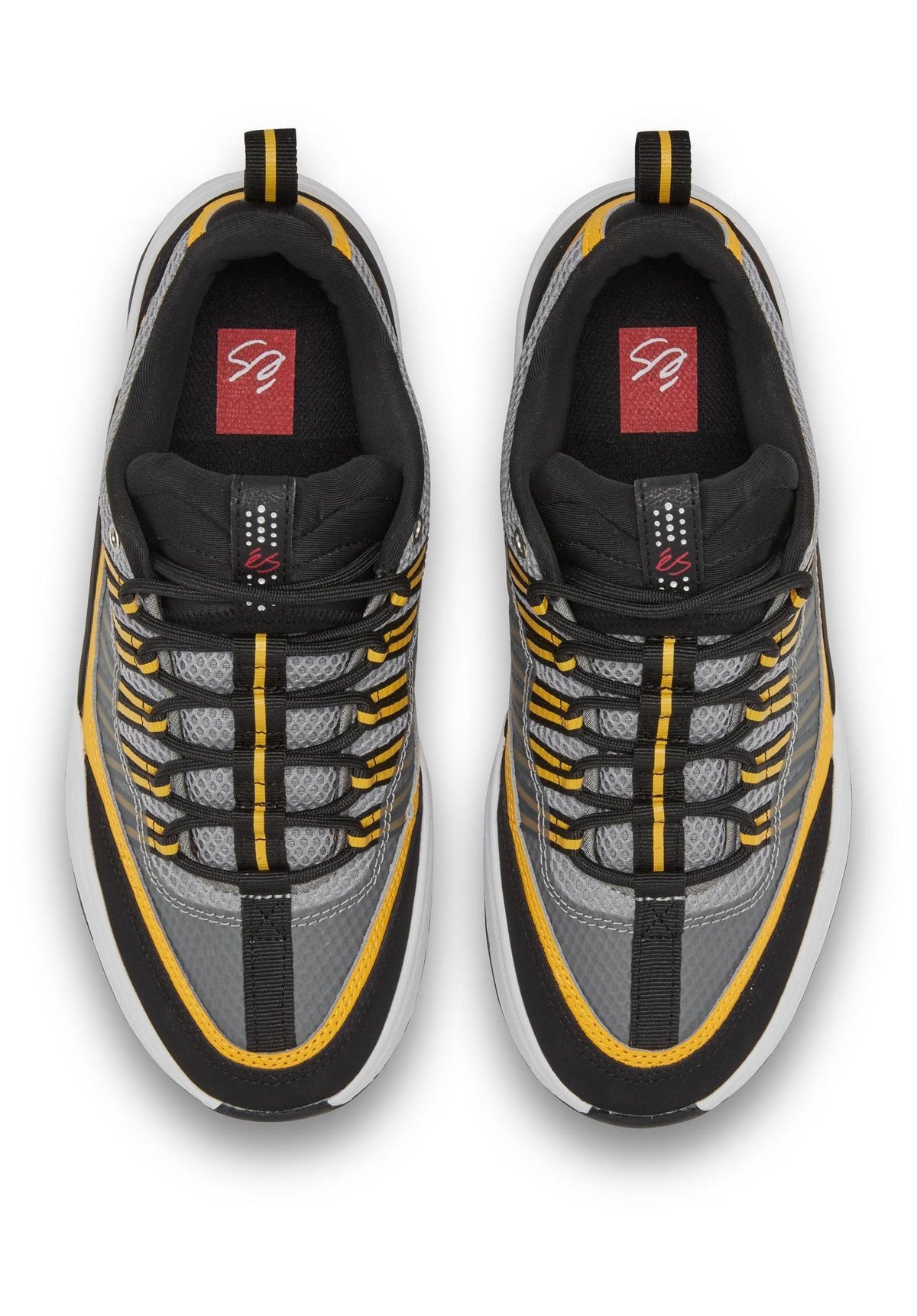 éS Imprint Zapatillas para chicos black-yellow – Vista de detalle 1