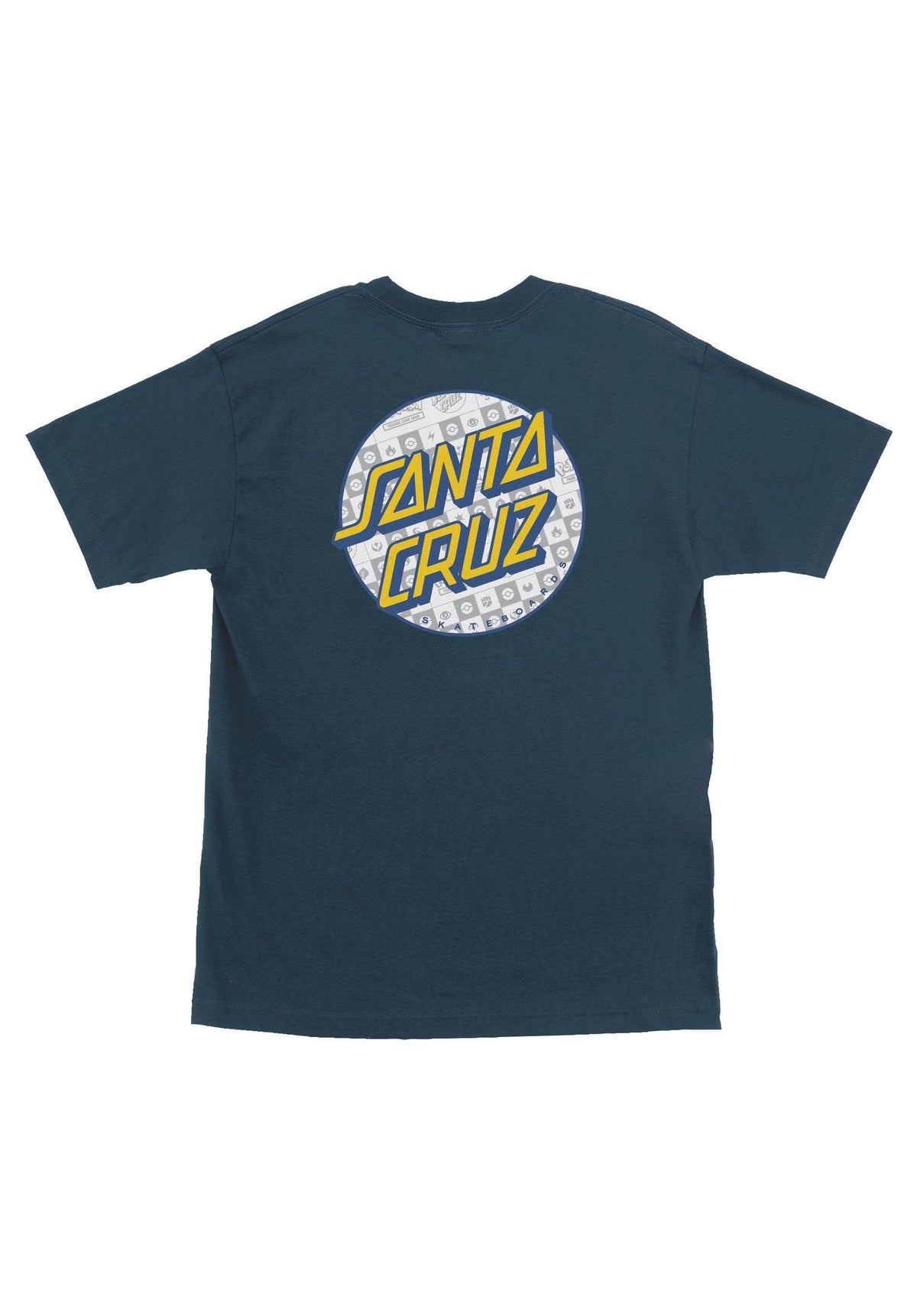 Santa-Cruz Pokémon Energy Dot Heavyweight T-Shirt harbourblue – Back view