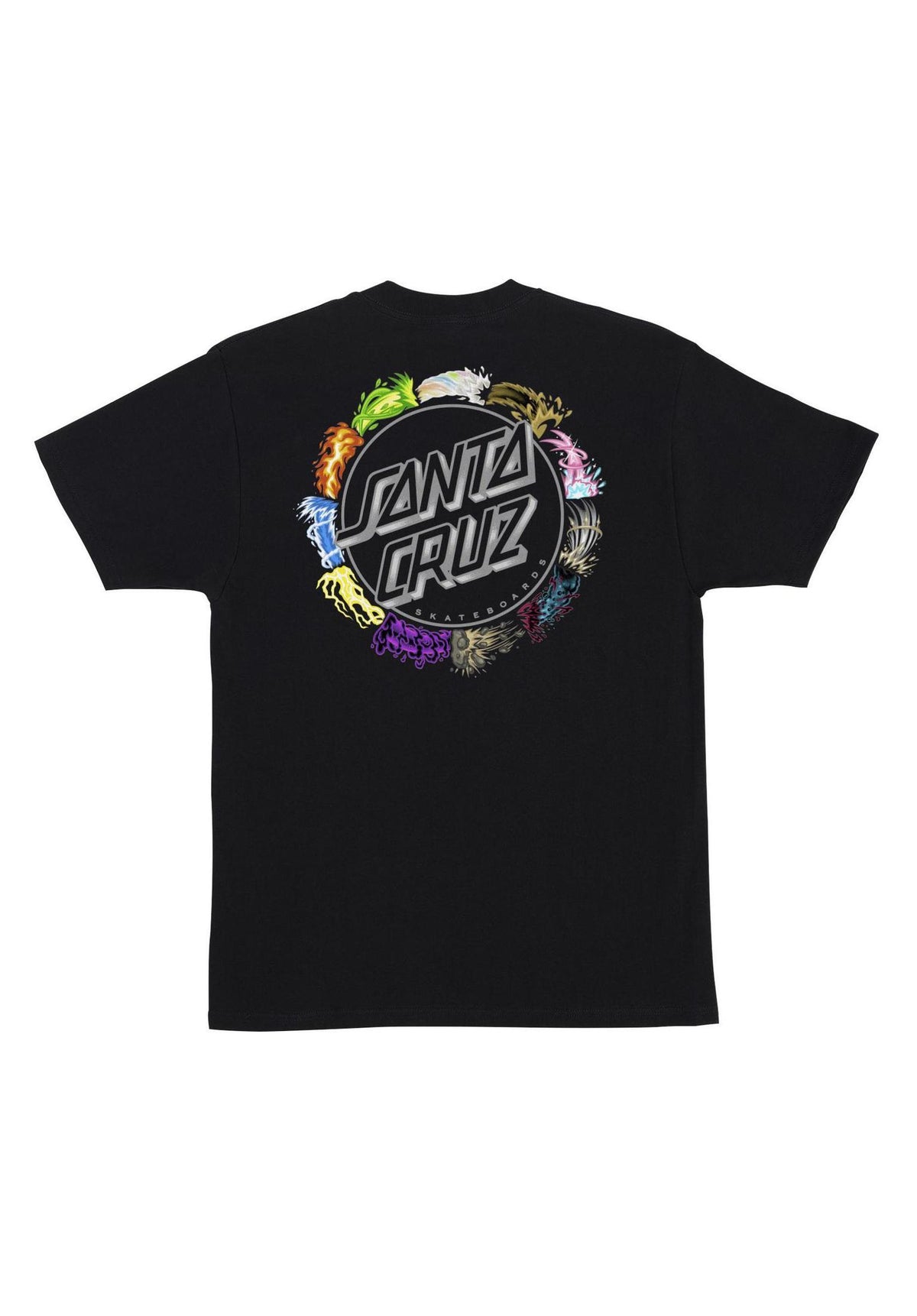 Santa-Cruz Pokémon Power Dot Heavyweight T-Shirt black – Back view