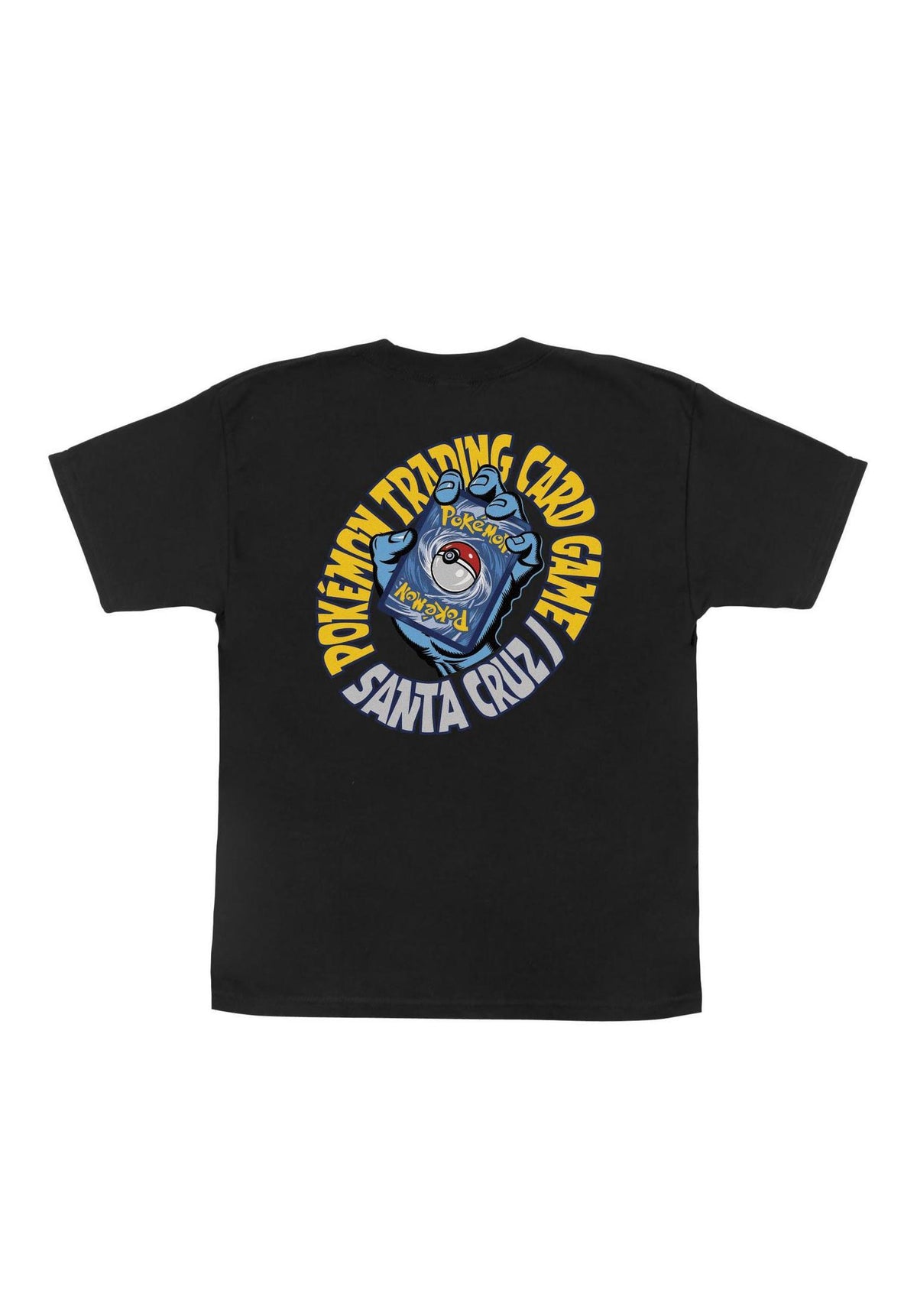 Santa-Cruz Pokémon TCG Hand Youth Midweight T-Shirt black – Back view