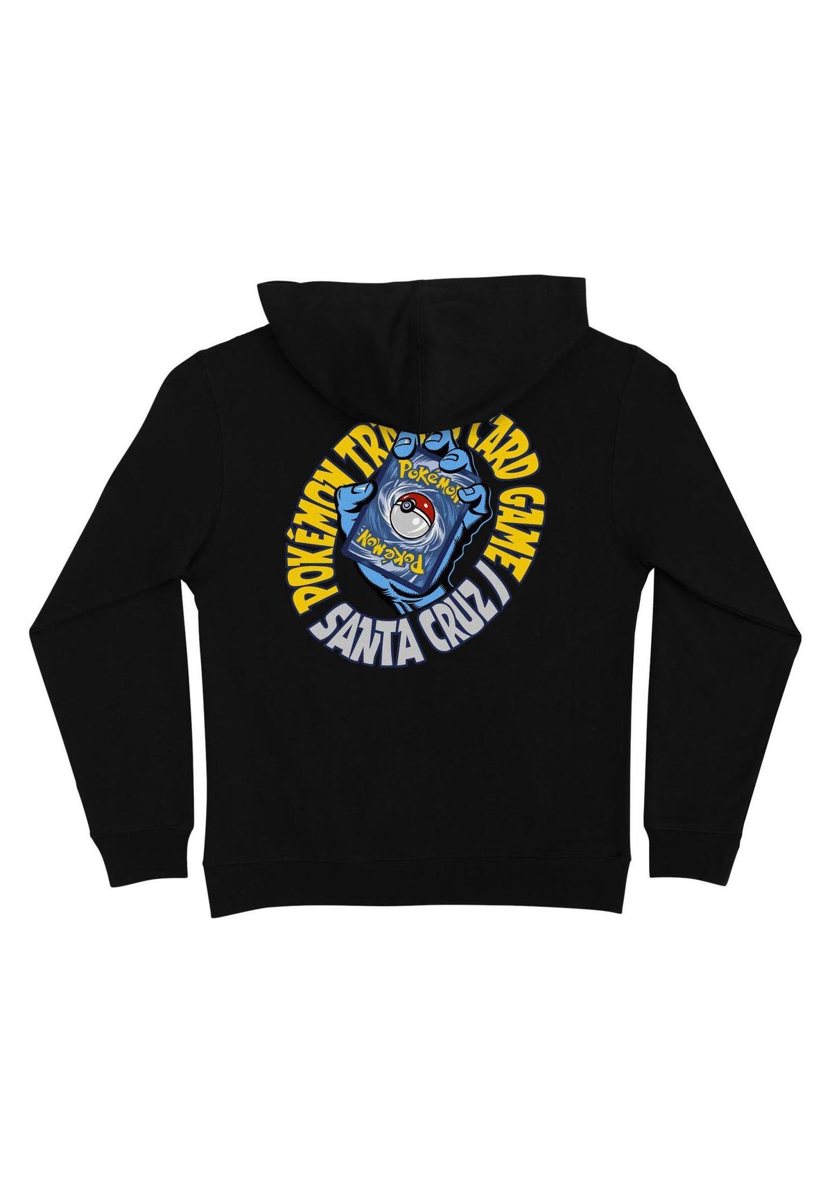 Santa-Cruz Pokémon TCG Hand Youth Midweight Hoodie black – Back view