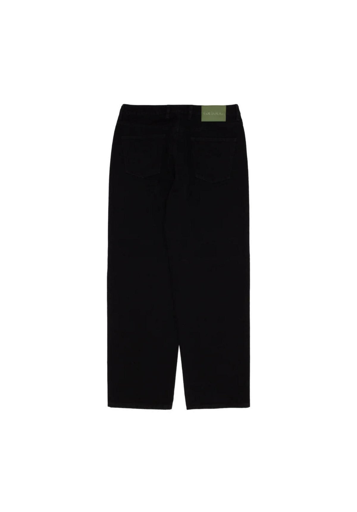 GX1000 Baggy Jeans blackdenim – Back view