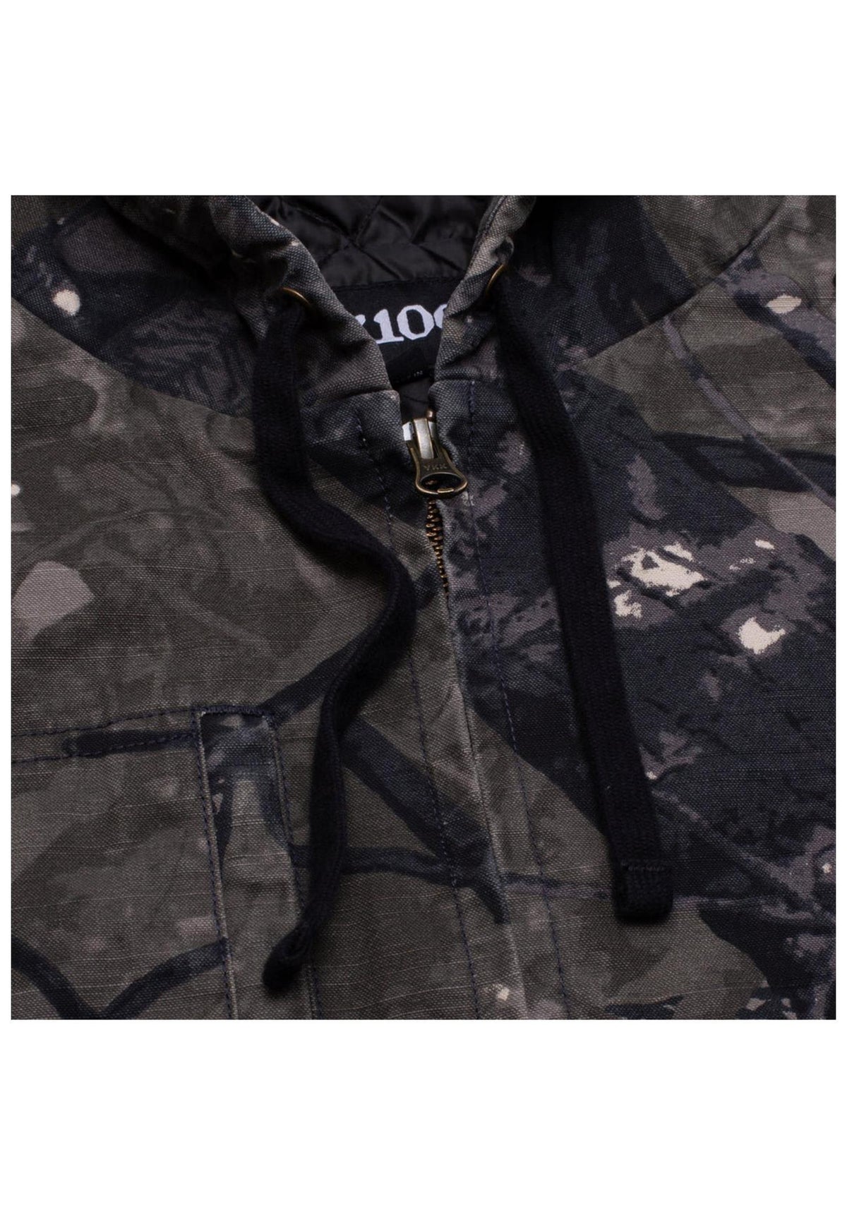 GX1000 Work Light Jacket real tree navy – Detail view 2