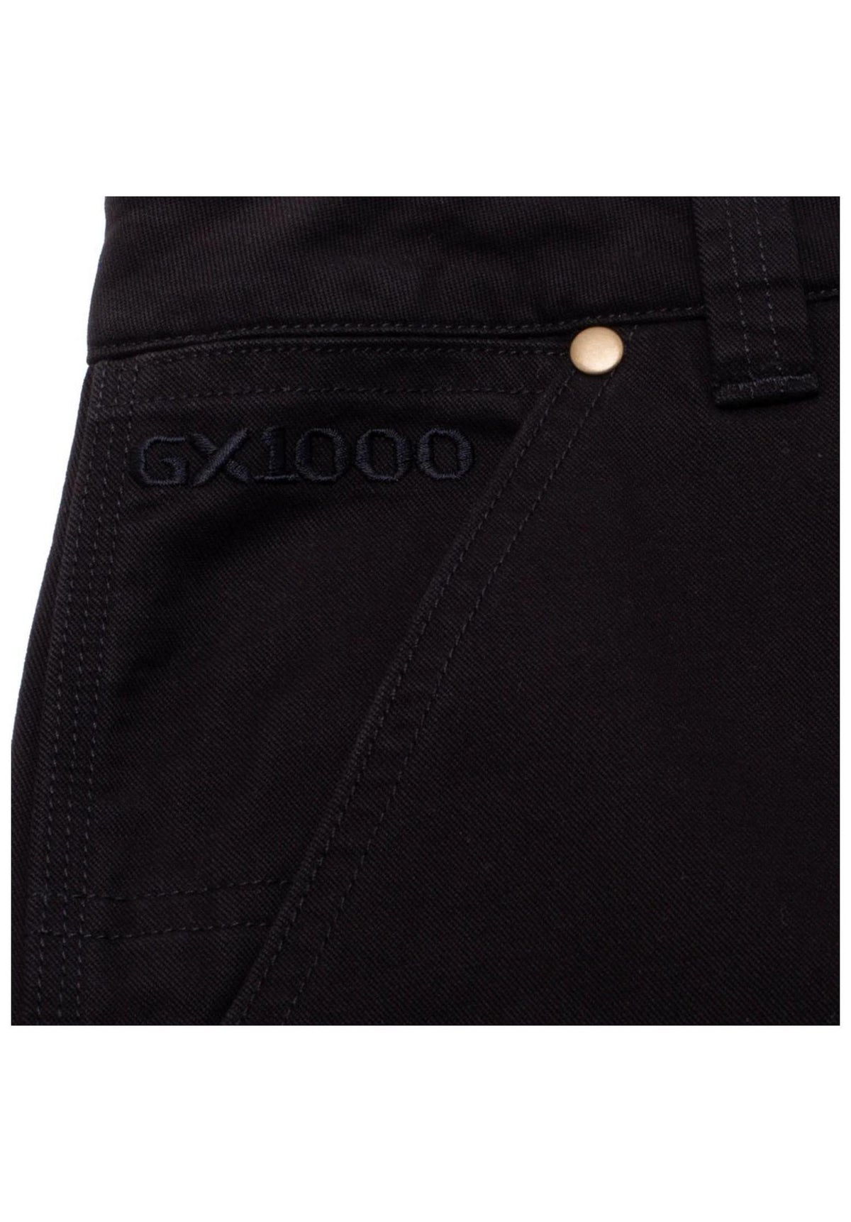 GX1000 Double Knee Pantalon black-twill – Vue de dos