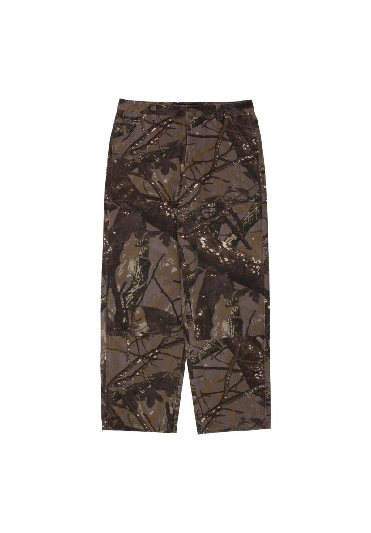 GX1000 Double Knee Pants real tree brown – Detail view 2