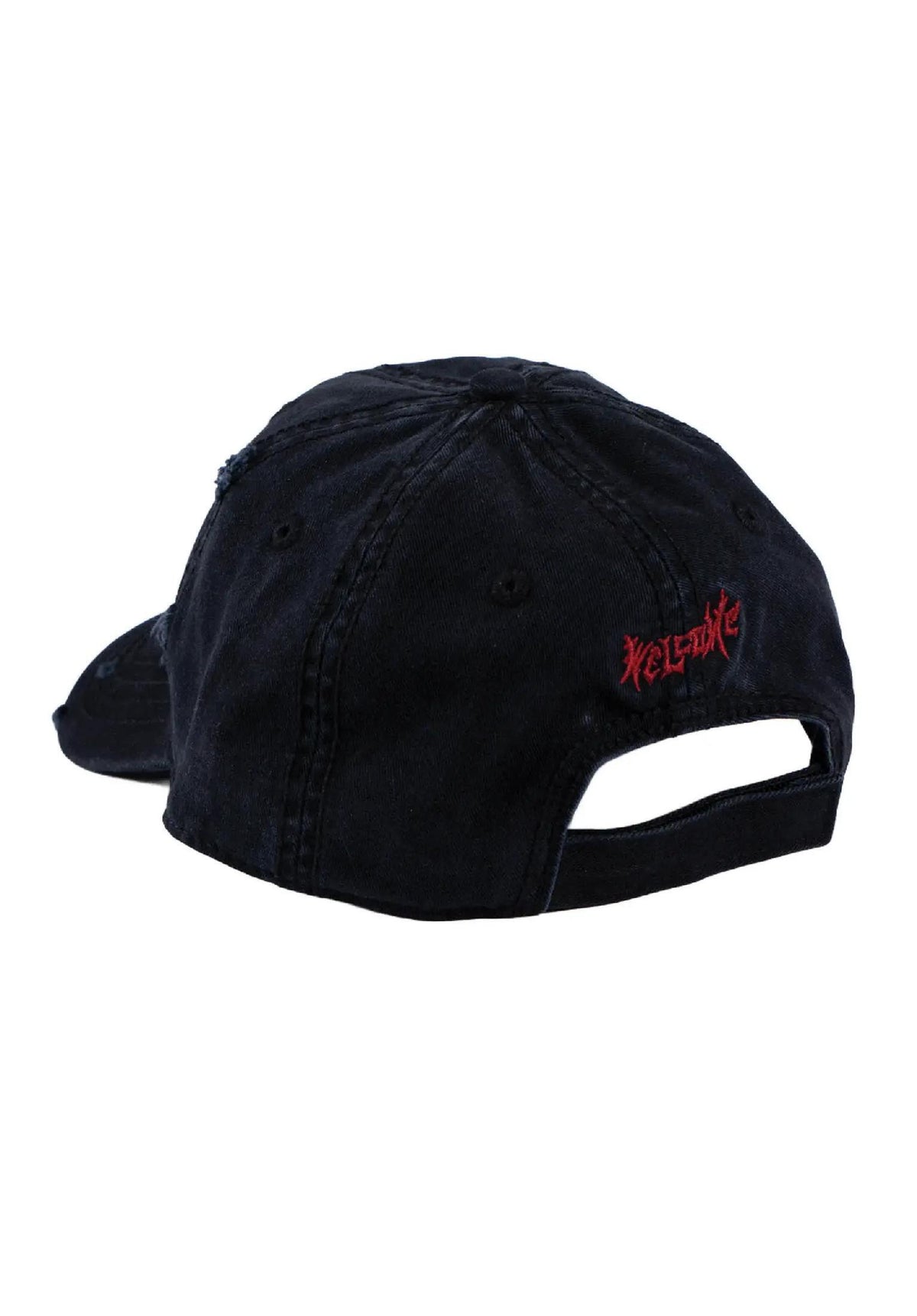 Welcome x Dark Souls You Died Distressed Twill 6-Panel Uns Casquette black – Vue de dos