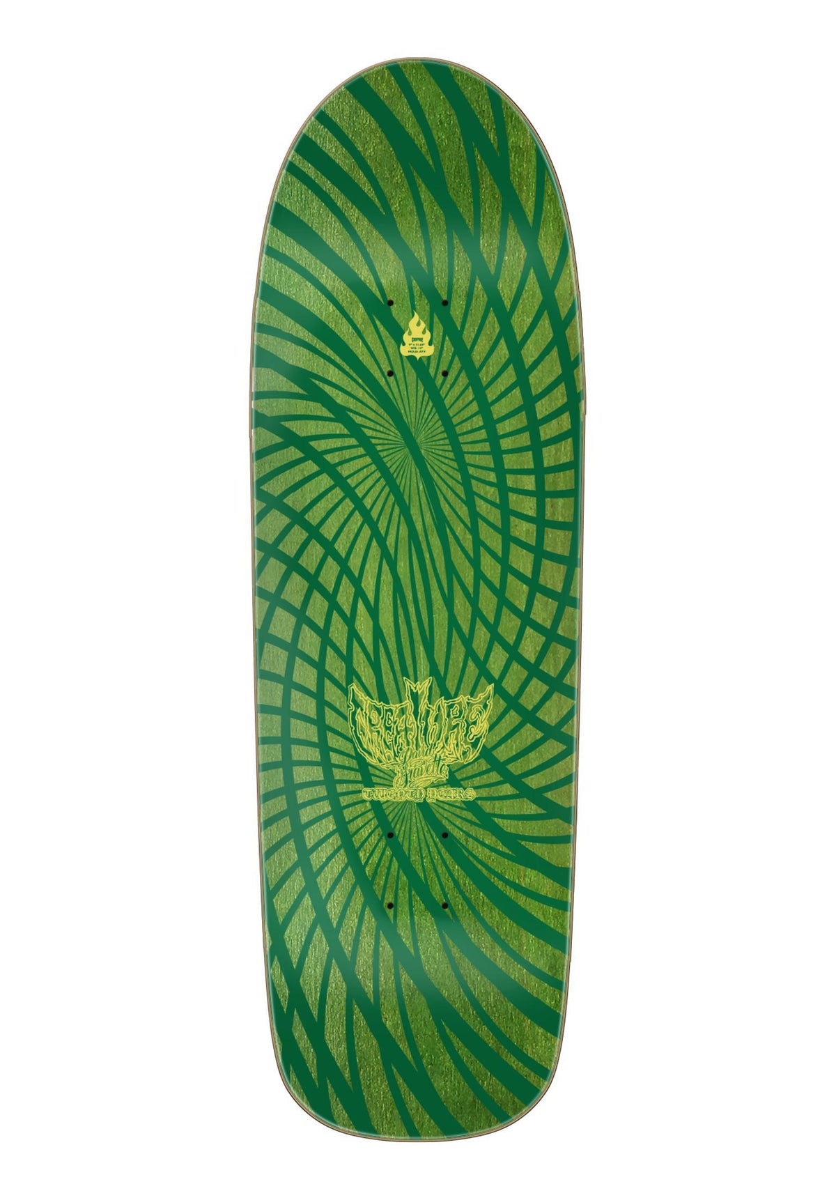 Creature Gravette Hippie Falls Pro Deck multicolored – Achteraanzicht
