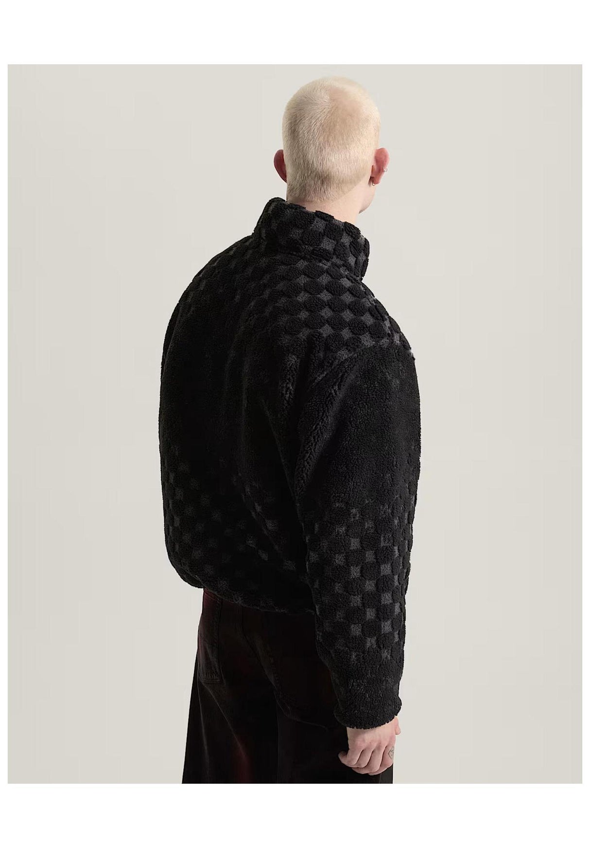Vans Nights Hi Pile Winter Jackets black – Back view