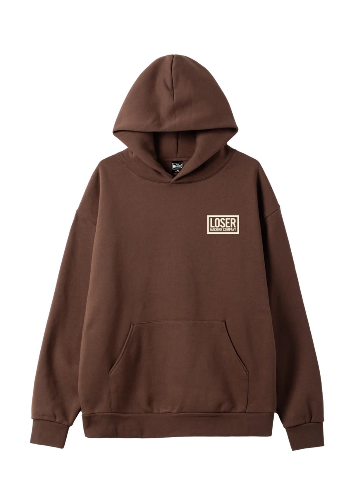 Loser-Machine Loser Box '09 Heavyweight Sudadera brown – Vista trasera