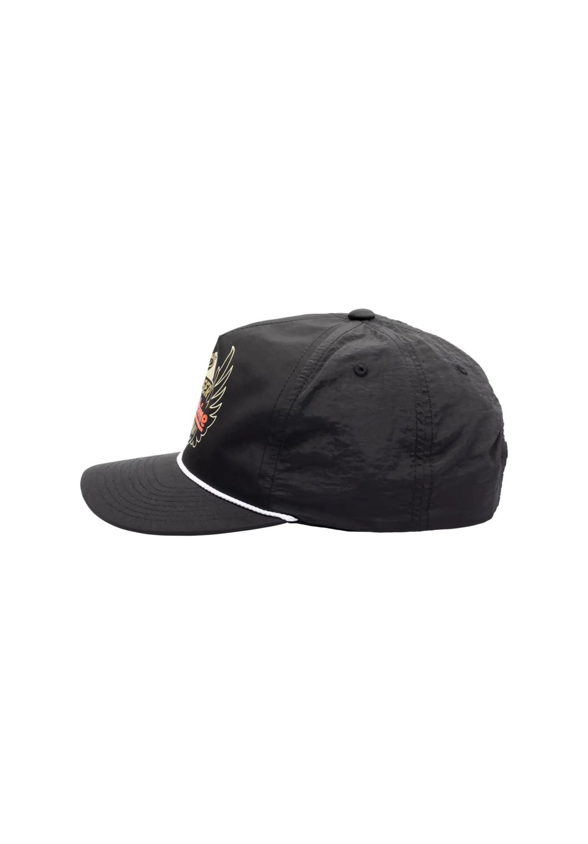 Loser-Machine Winston 5-Panel Unstructured Snapback Cap black – Achteraanzicht