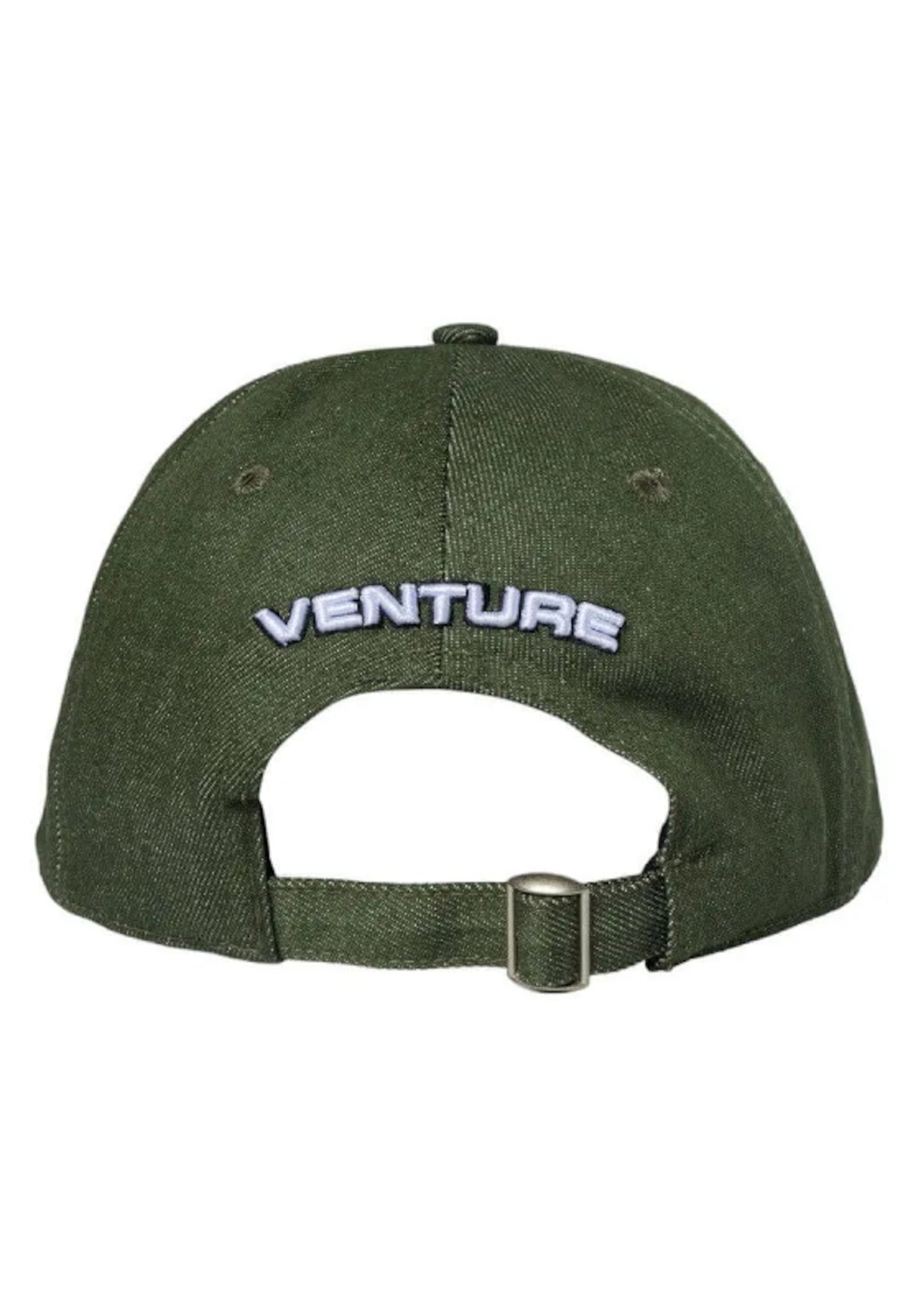 Venture Retro V 6-Panel Low Denim Unstructured Snapback Kasket olive-denim – Set bagfra