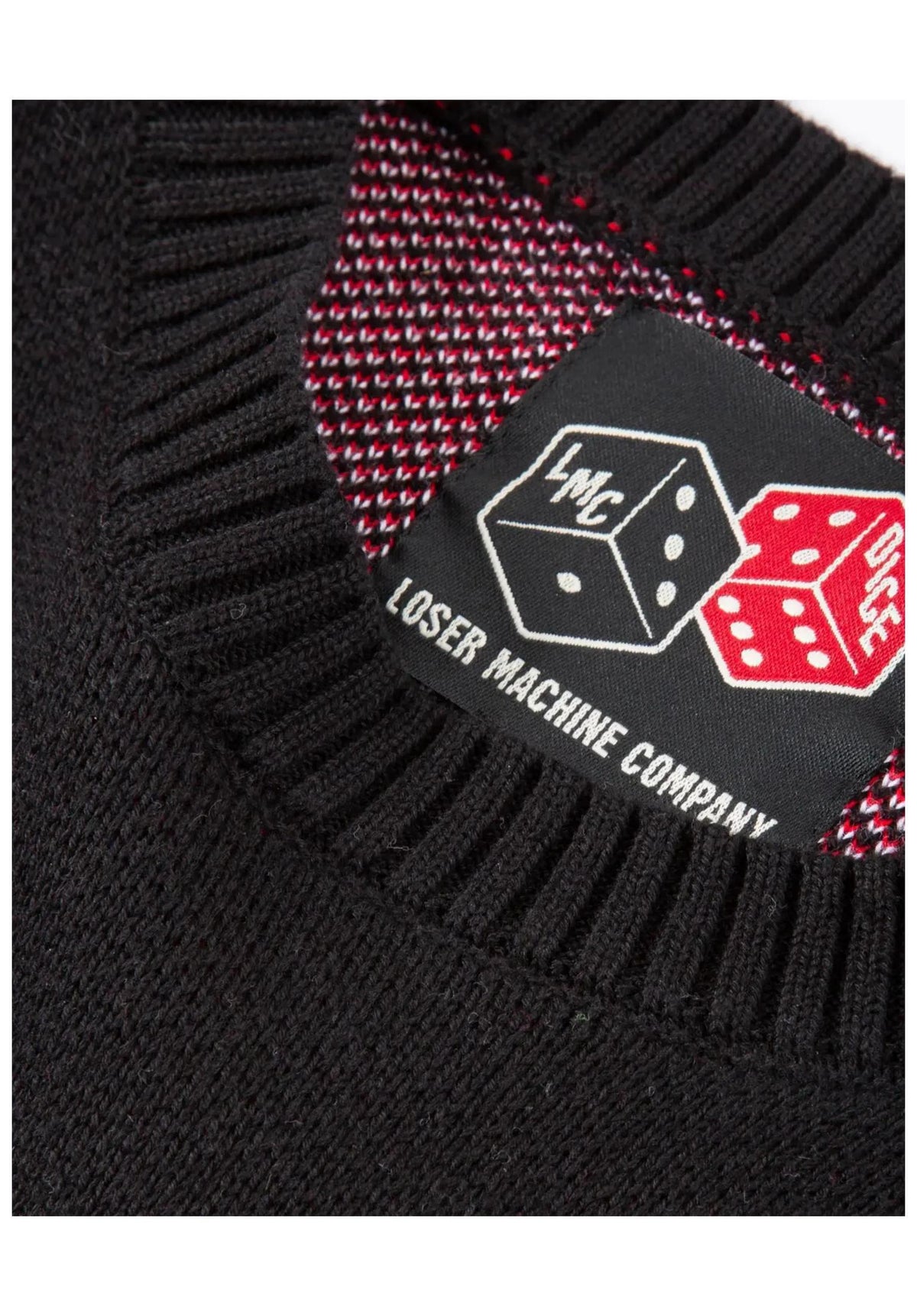 Loser-Machine x DICE Quarterly Sweatshirt black – Set oppefra