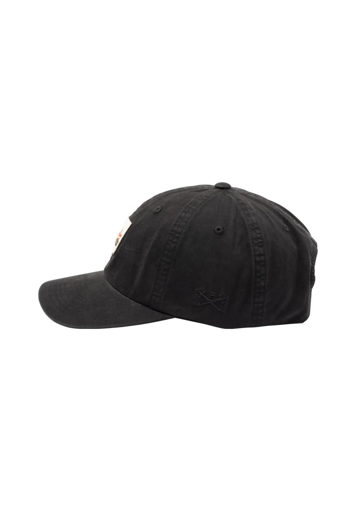 Dark Seas Palomar 6-Panel Washed Twill Unstructured Gorra black – Vista trasera