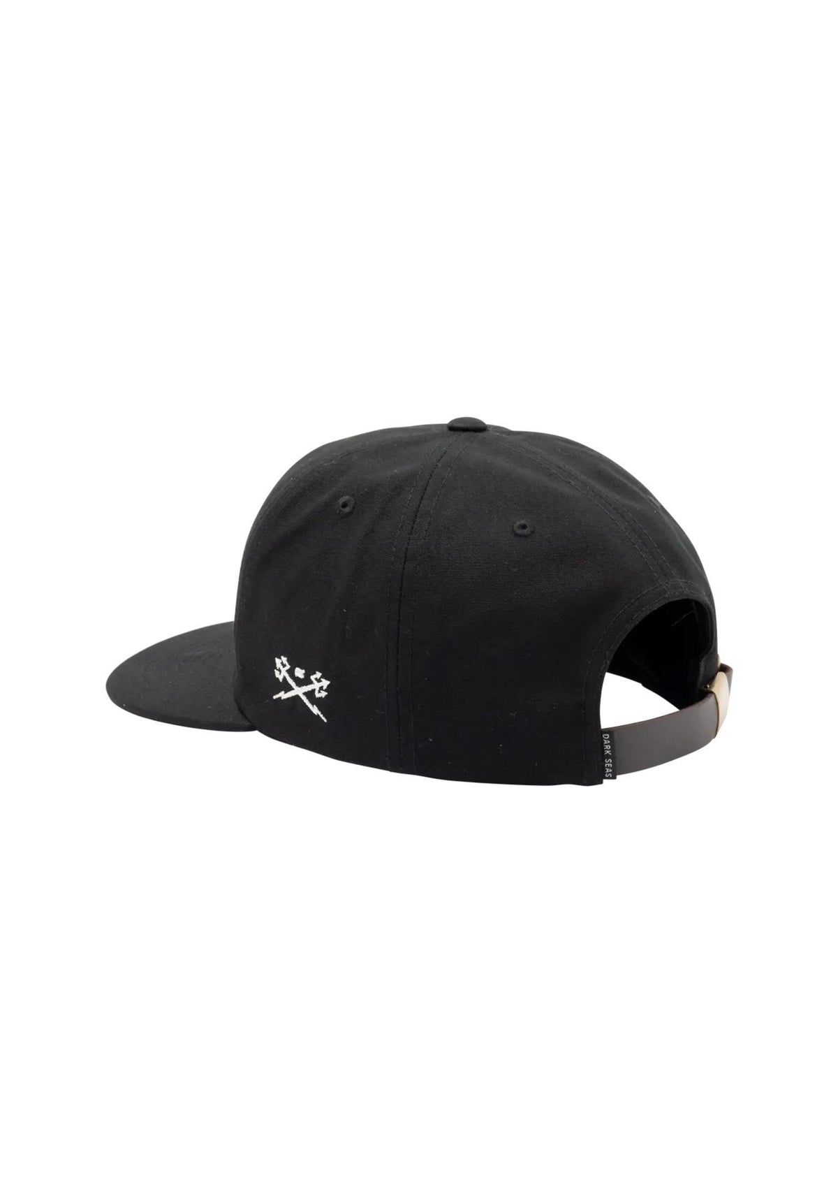 Dark Seas Clinch 5-Panel Canvas Unstructured Strapback Kasket black – Set bagfra