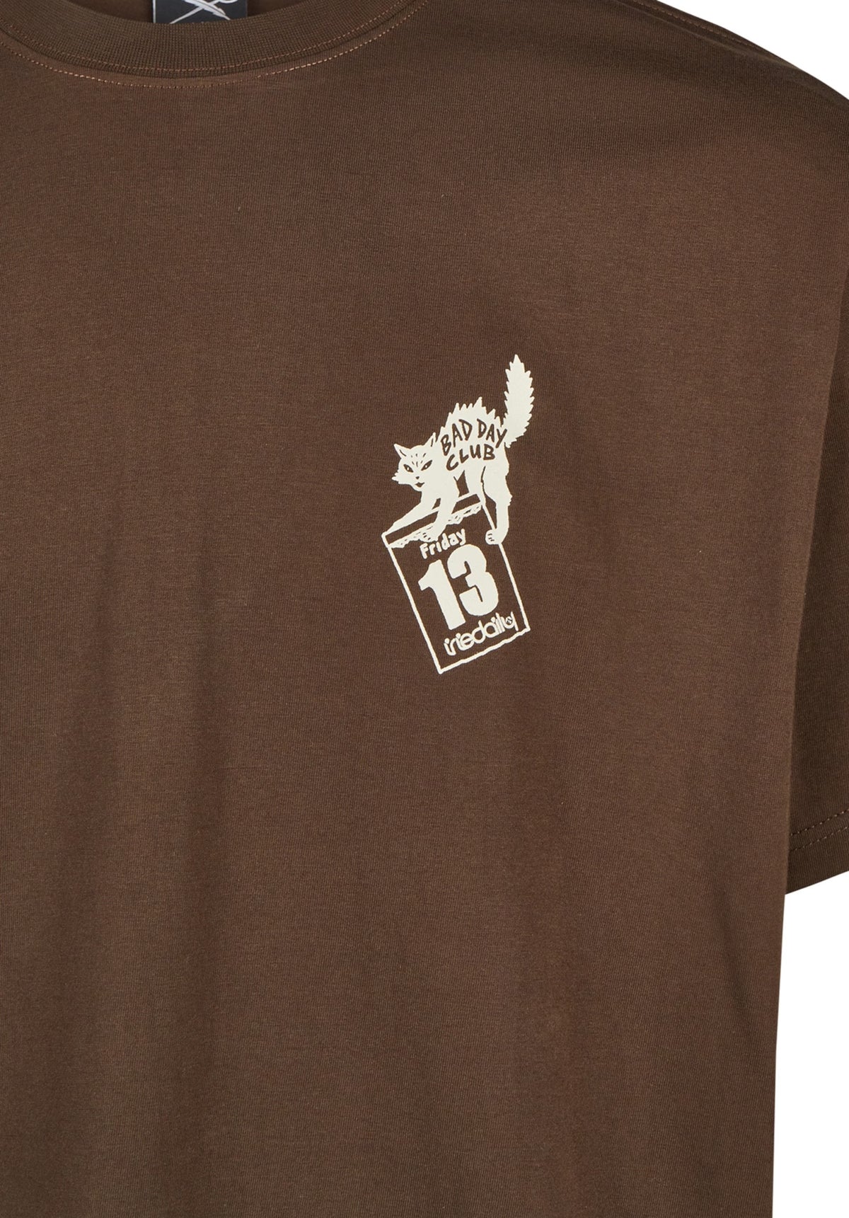iriedaily Bad Day Club T-Shirt darkcoffee – Detaljevisning 1