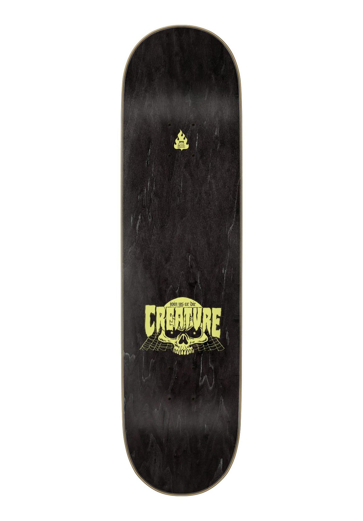 Creature Ransom 7 Ply Birch Planche green-black – Vue de dos