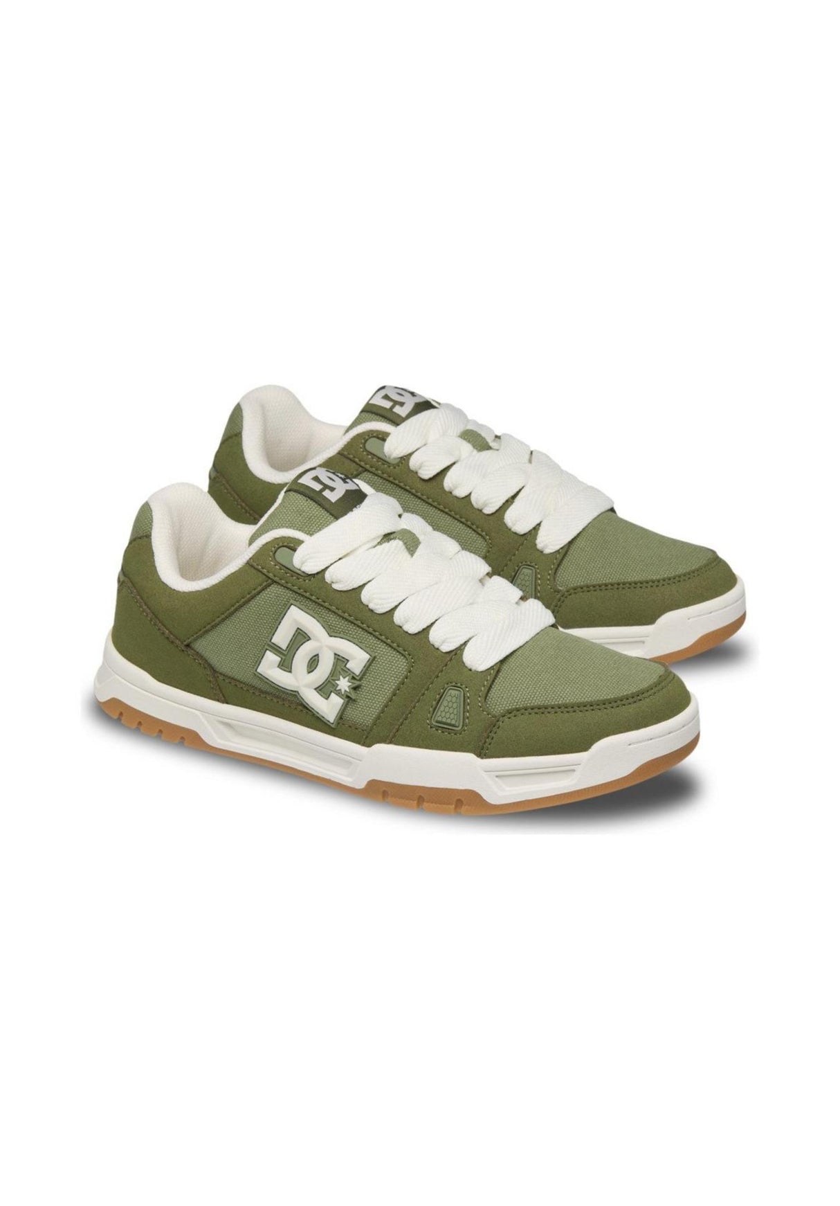 DC Shoes Axira Sko Mænd olive-offwhite – Set bagfra