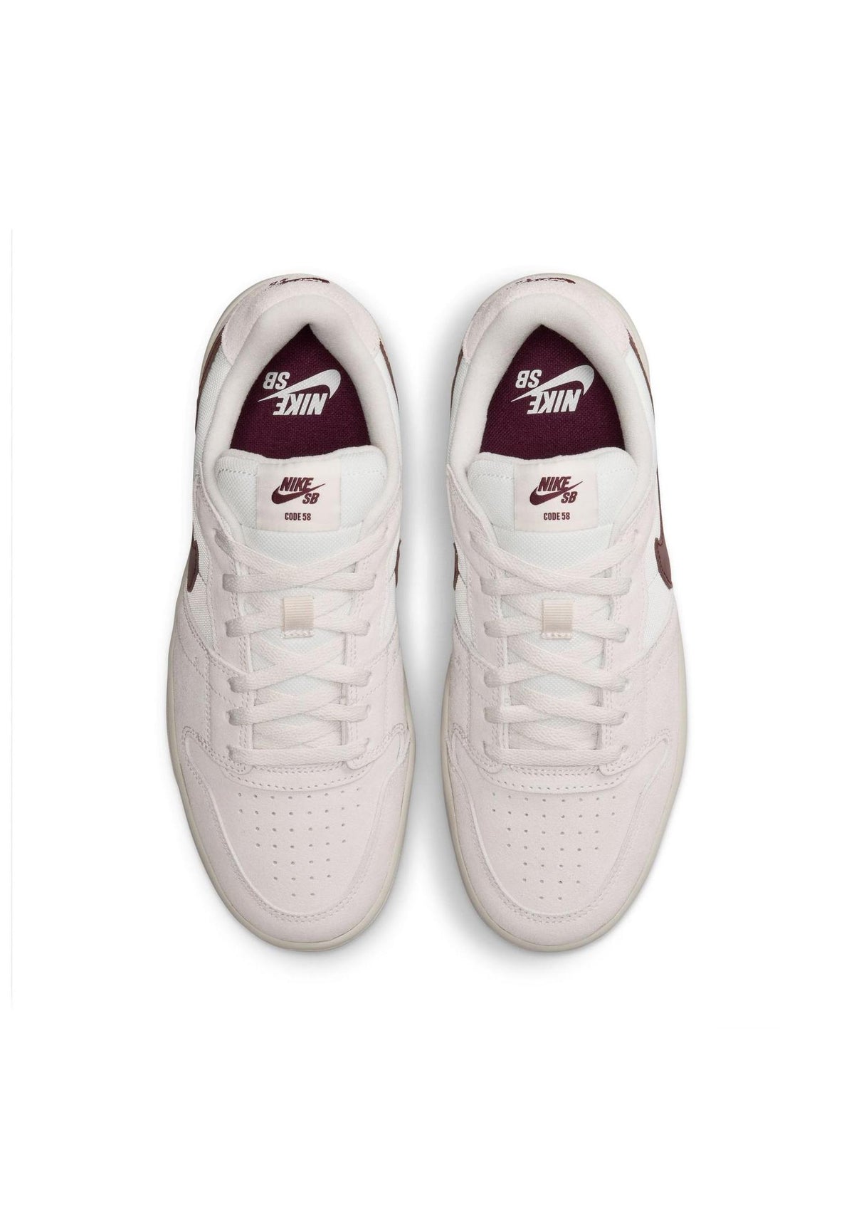 Nike SB Code 58 Scarpe da uomo summitwhite-mysticdates-phantom – Vista di dettaglio 1