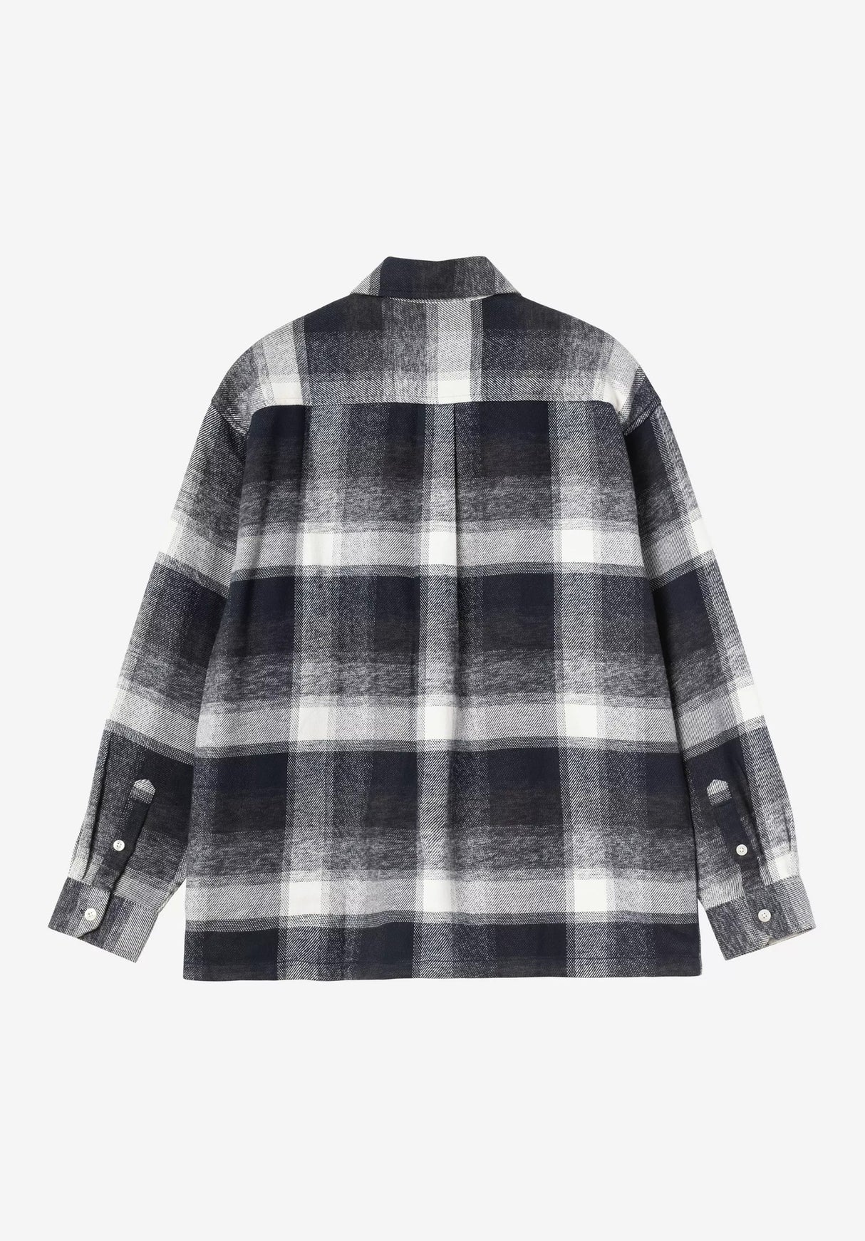 Carhartt WIP Esterson Camisa estersoncheck-darknavy – Vista trasera