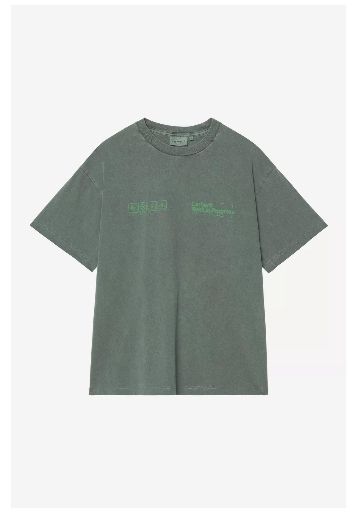 Carhartt WIP Boxed T-Shirt darkscarabgarmentdyed – Back view