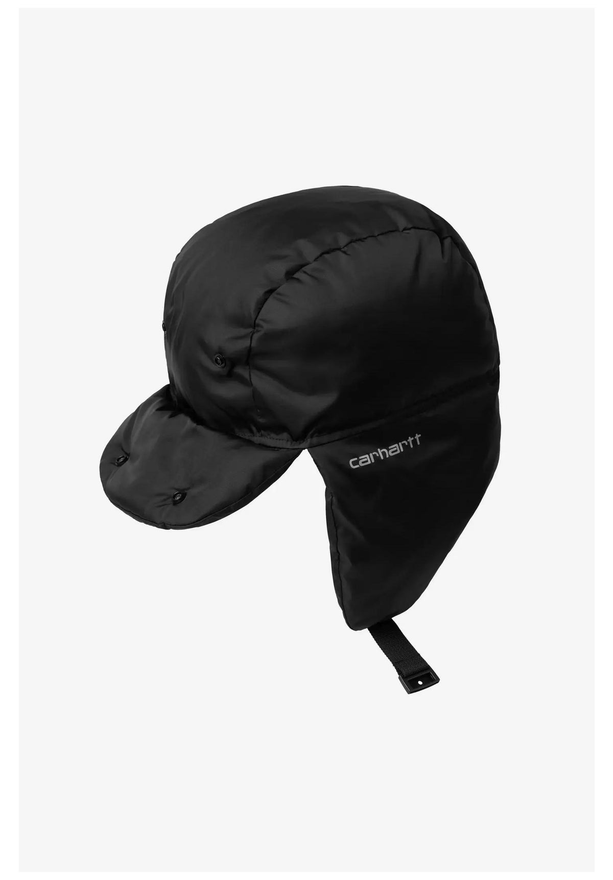 Carhartt WIP Ardon Ear Guard Cap black-shadygrey – Back view