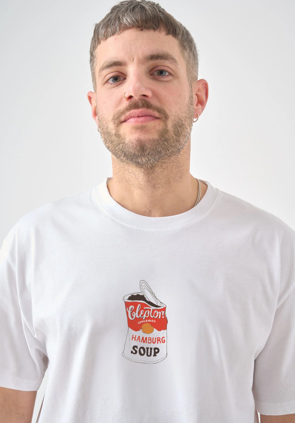 Cleptomanicx Hamburg Soup T-Shirt white – Set bagfra