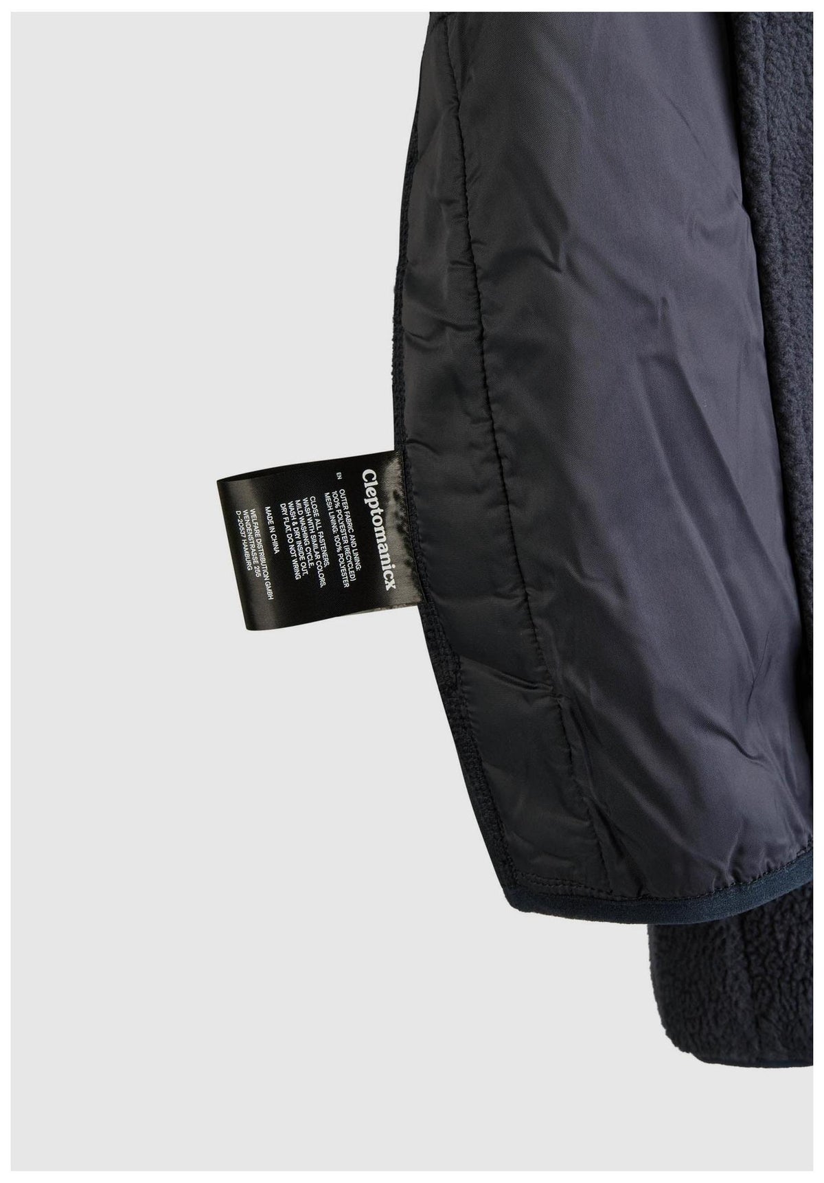 Cleptomanicx Flaneur Jersey bluegraphite – Vista de detalle 1