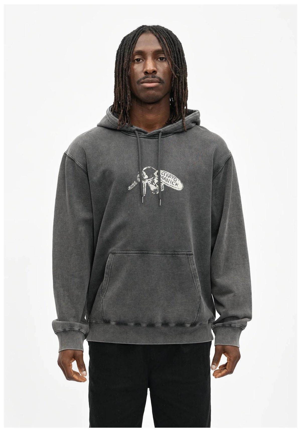 Cleptomanicx Artefacts Sweat à capuche black – Vue de détail 1