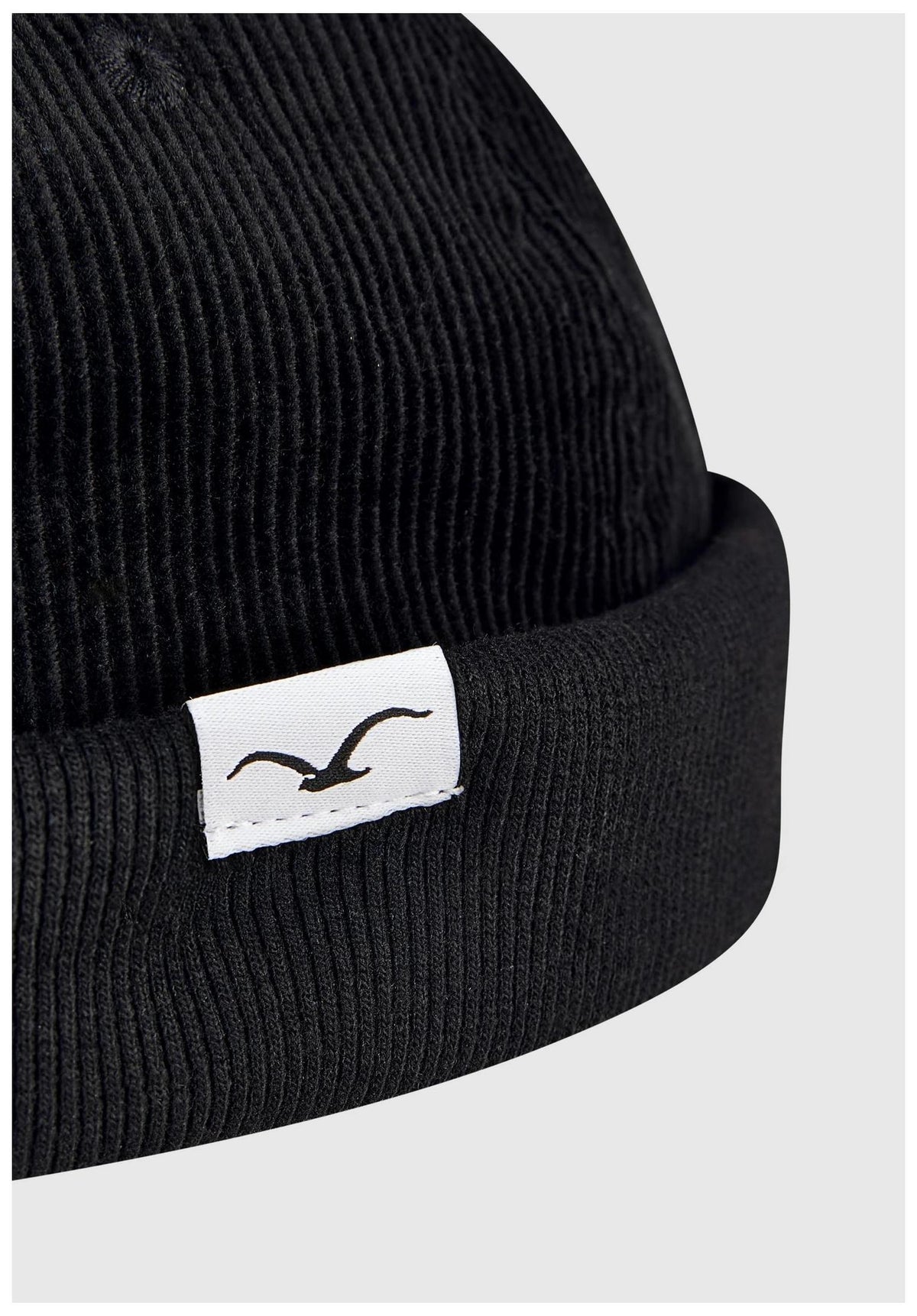Cleptomanicx Brimless Cord Gorra black – Vista trasera