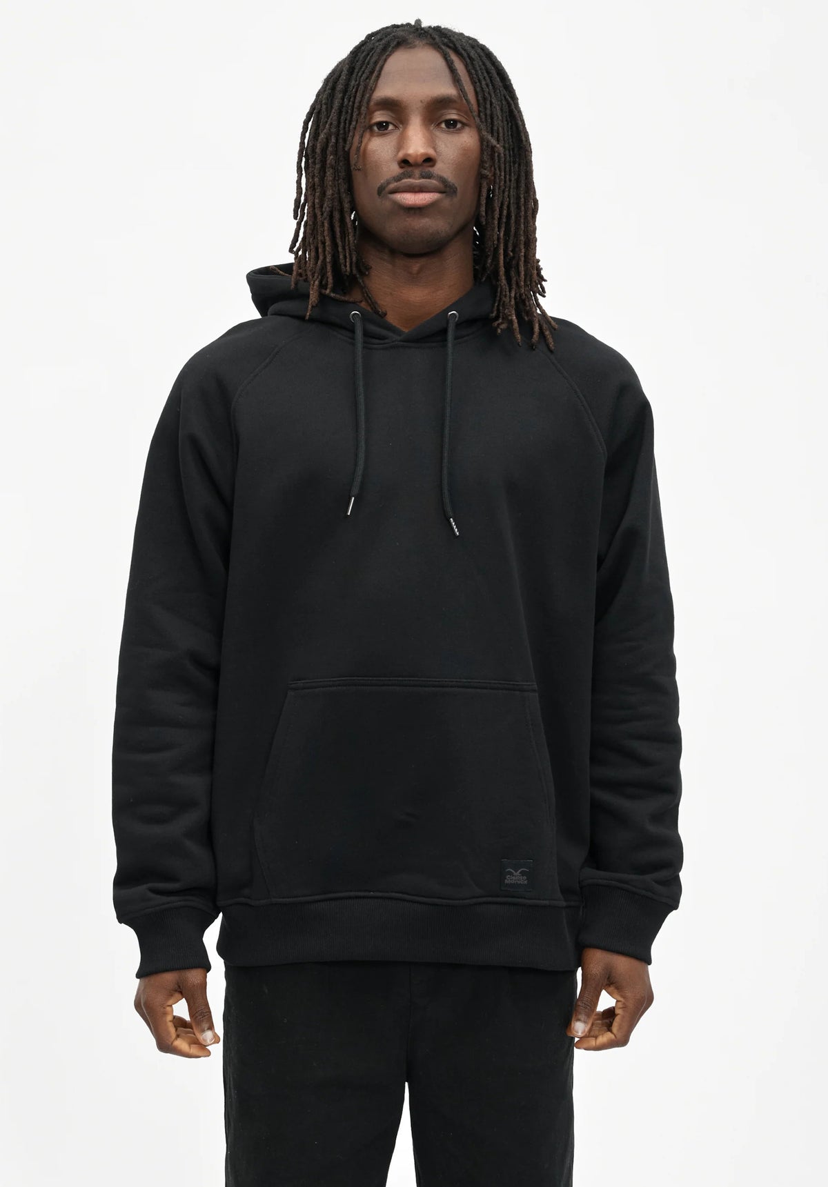 Cleptomanicx Mask Sweat à capuche black – Vue de détail 2